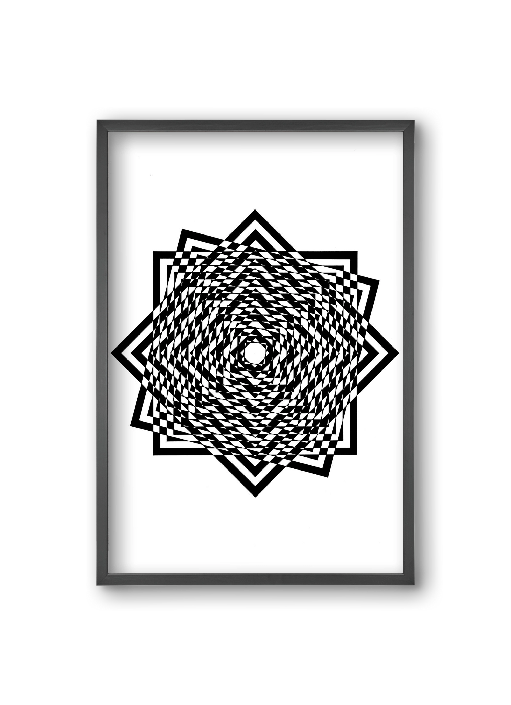 triumvirate, 20x30 cm (20x30 cm), Fekete keret
