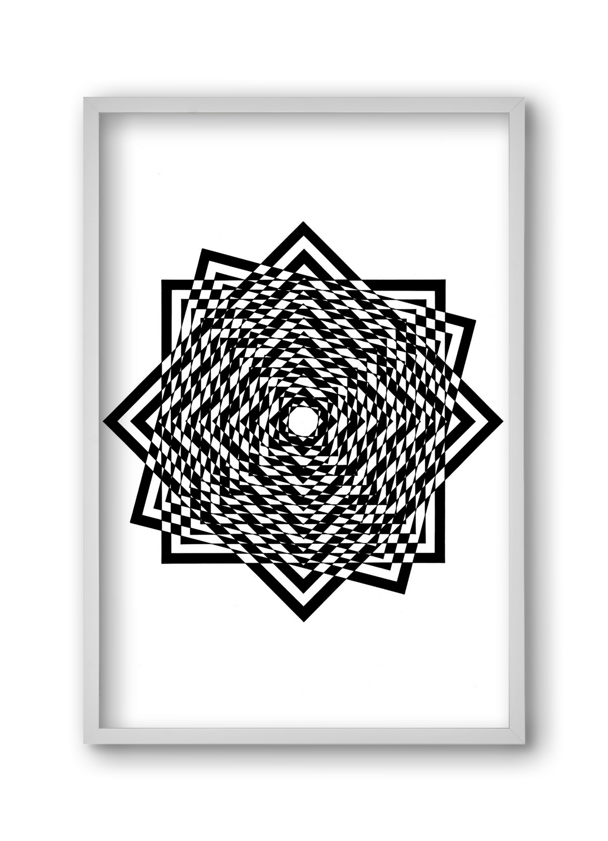 triumvirate, 30x45 cm (30x45 cm), Fehér keret