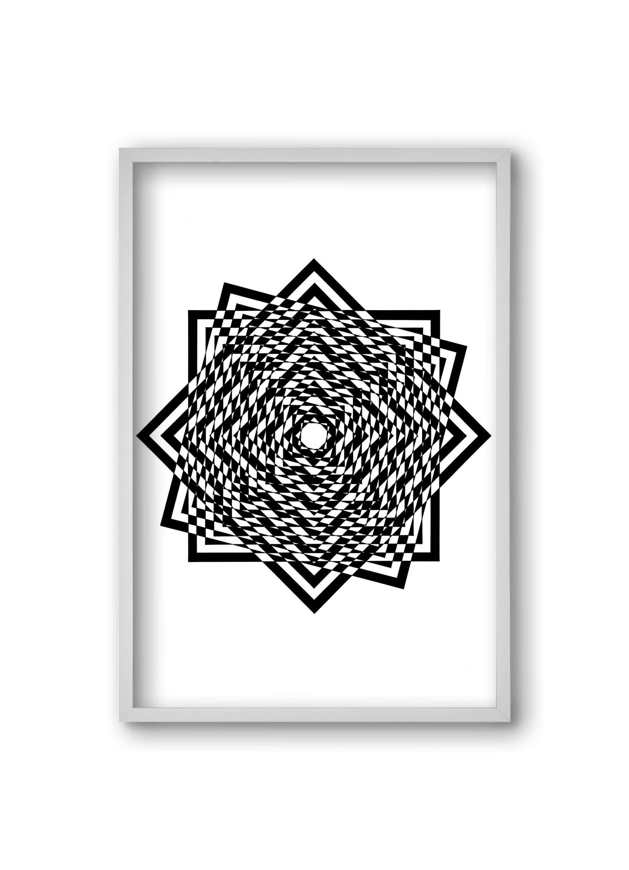 triumvirate, 20x30 cm (20x30 cm), Fehér keret