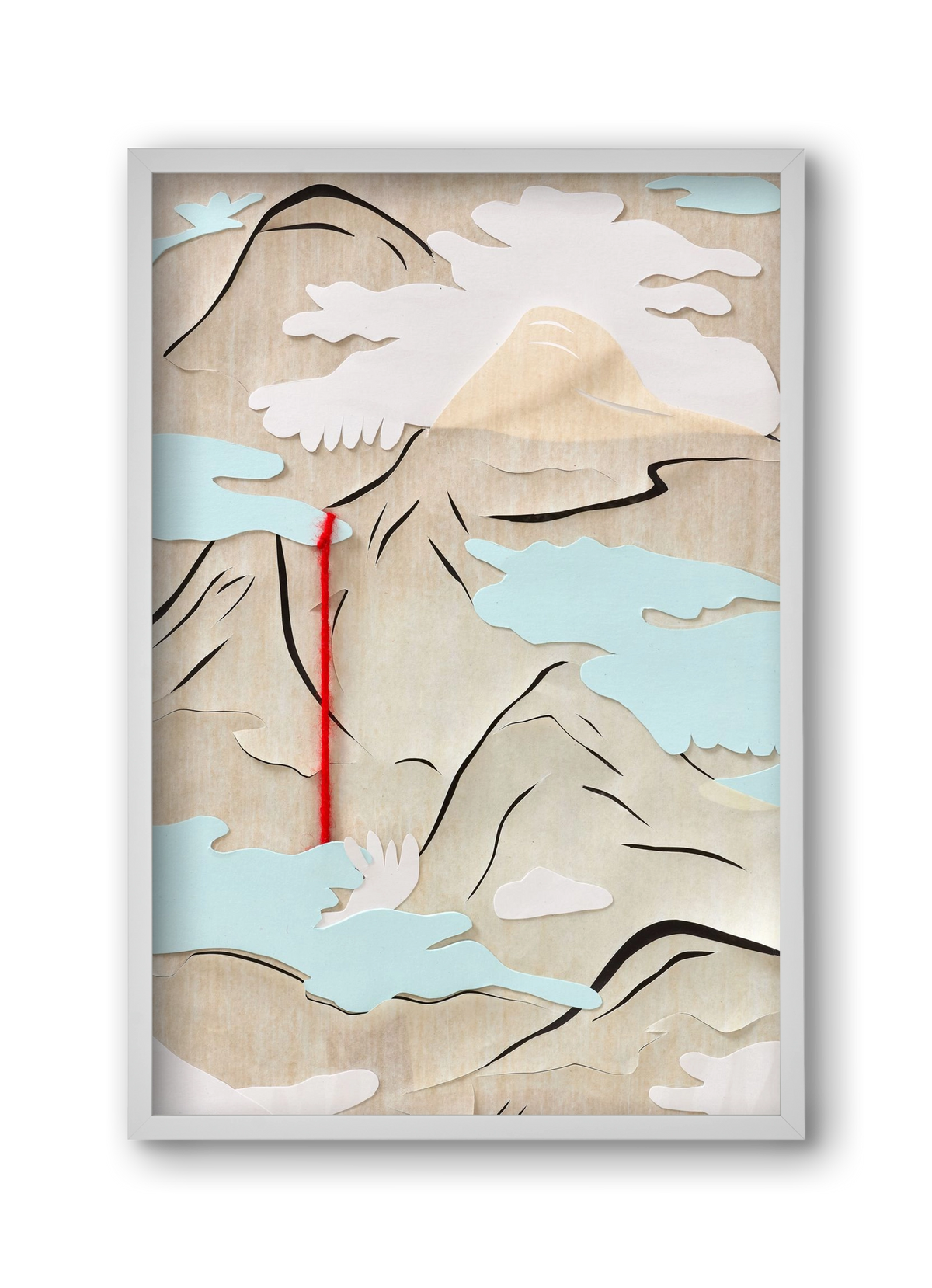 Létmélység 03 // Depth of Being 03, 30x45 cm (30x45 cm), Fehér keret