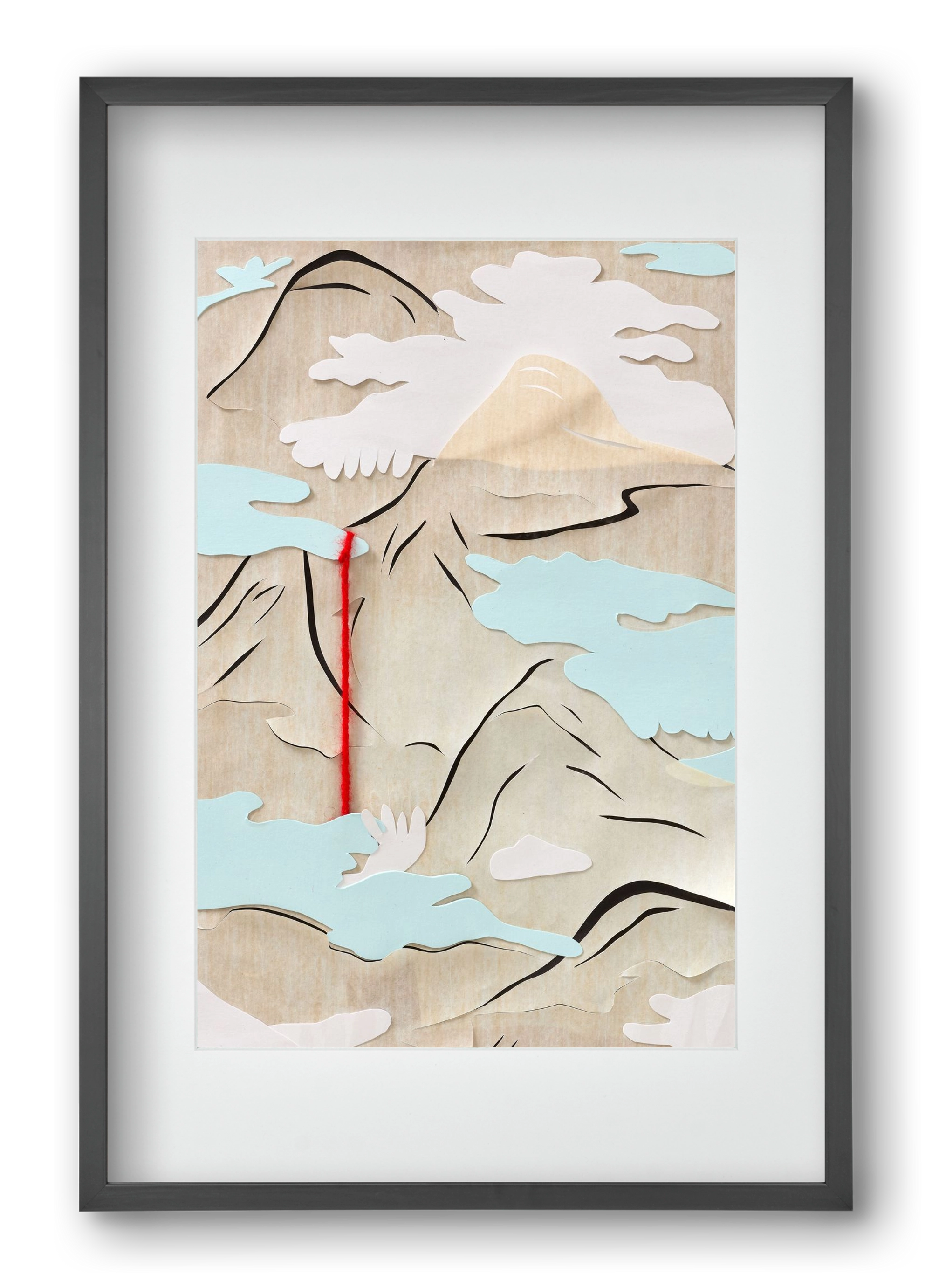 Létmélység 03 // Depth of Being 03, 40x60 cm (30x45 cm), Fekete keret, paszpartuval