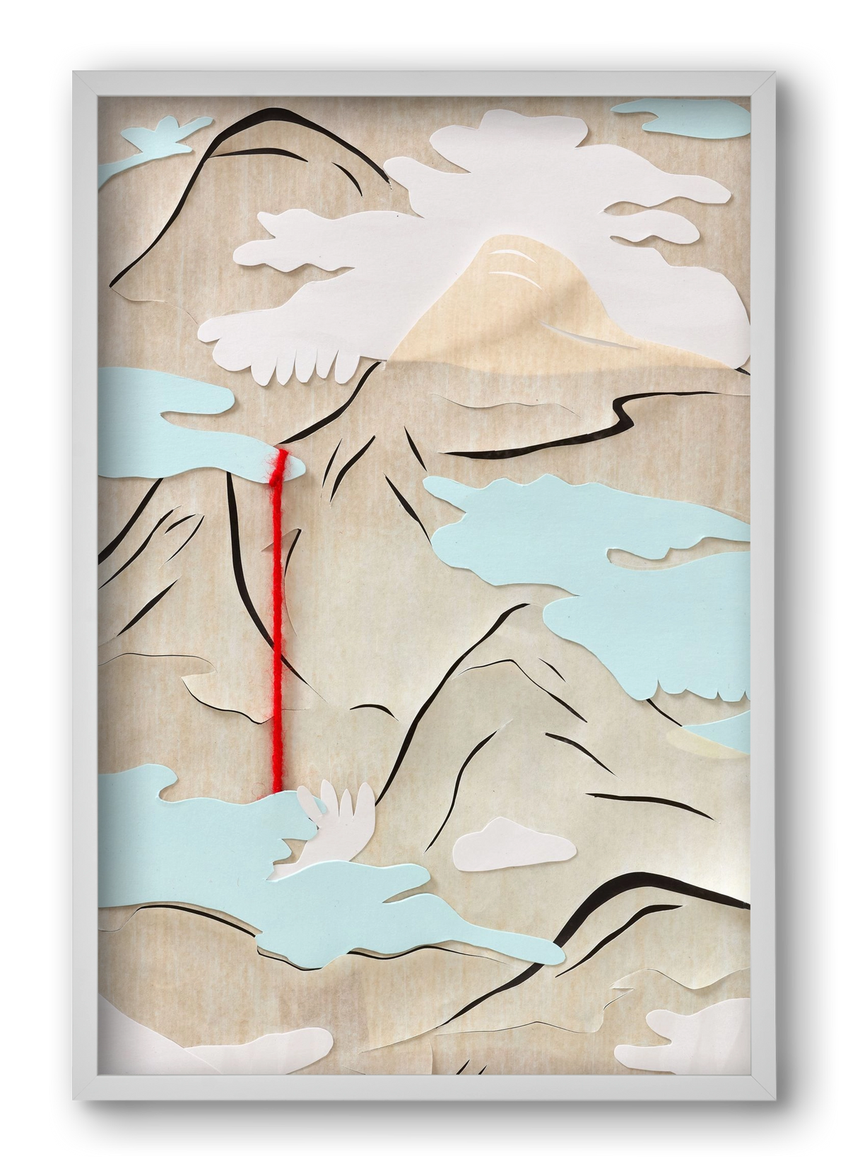 Létmélység 03 // Depth of Being 03, 40x60 cm (40x60 cm), Fehér keret