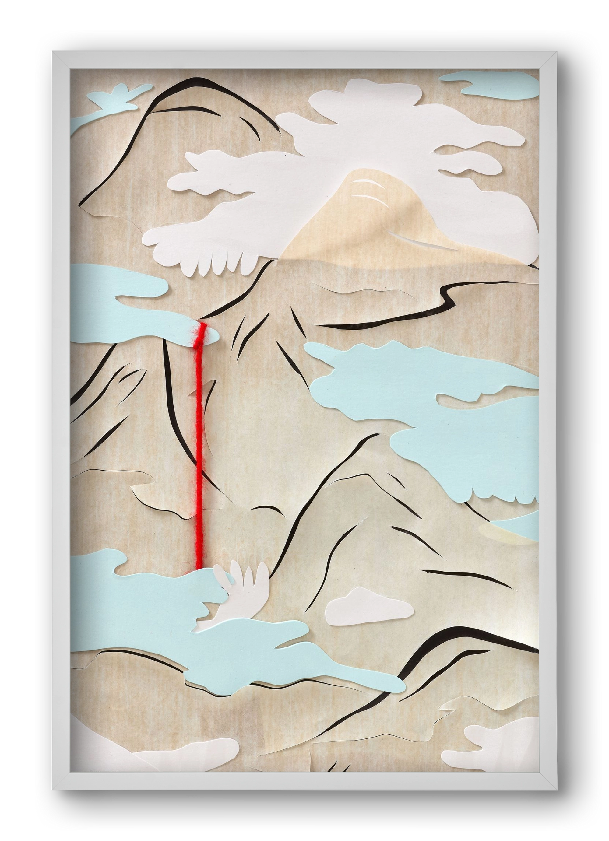 Létmélység 03 // Depth of Being 03, 40x60 cm (40x60 cm), Fehér keret
