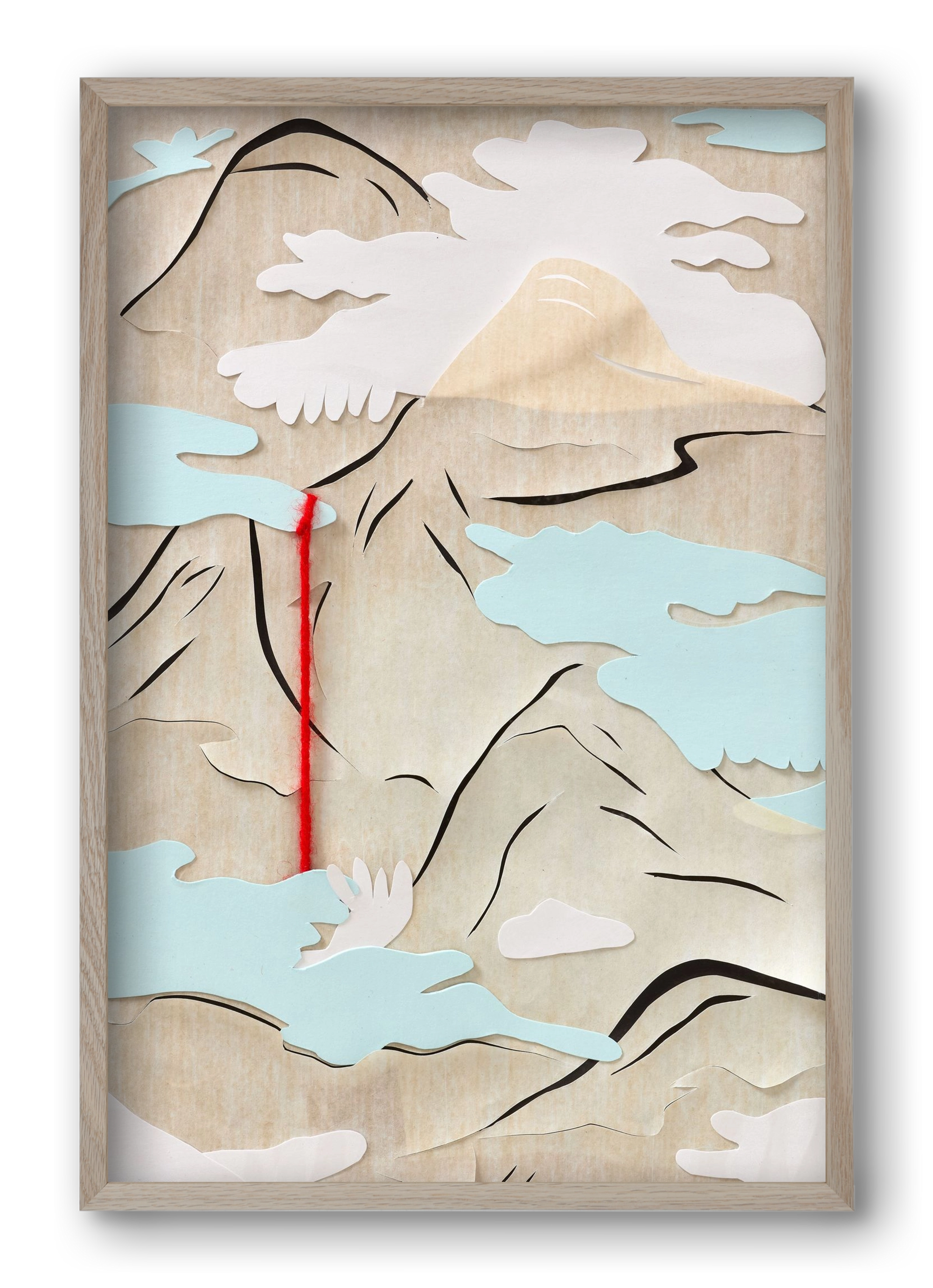Létmélység 03 // Depth of Being 03, 40x60 cm (40x60 cm), Tölgy keret