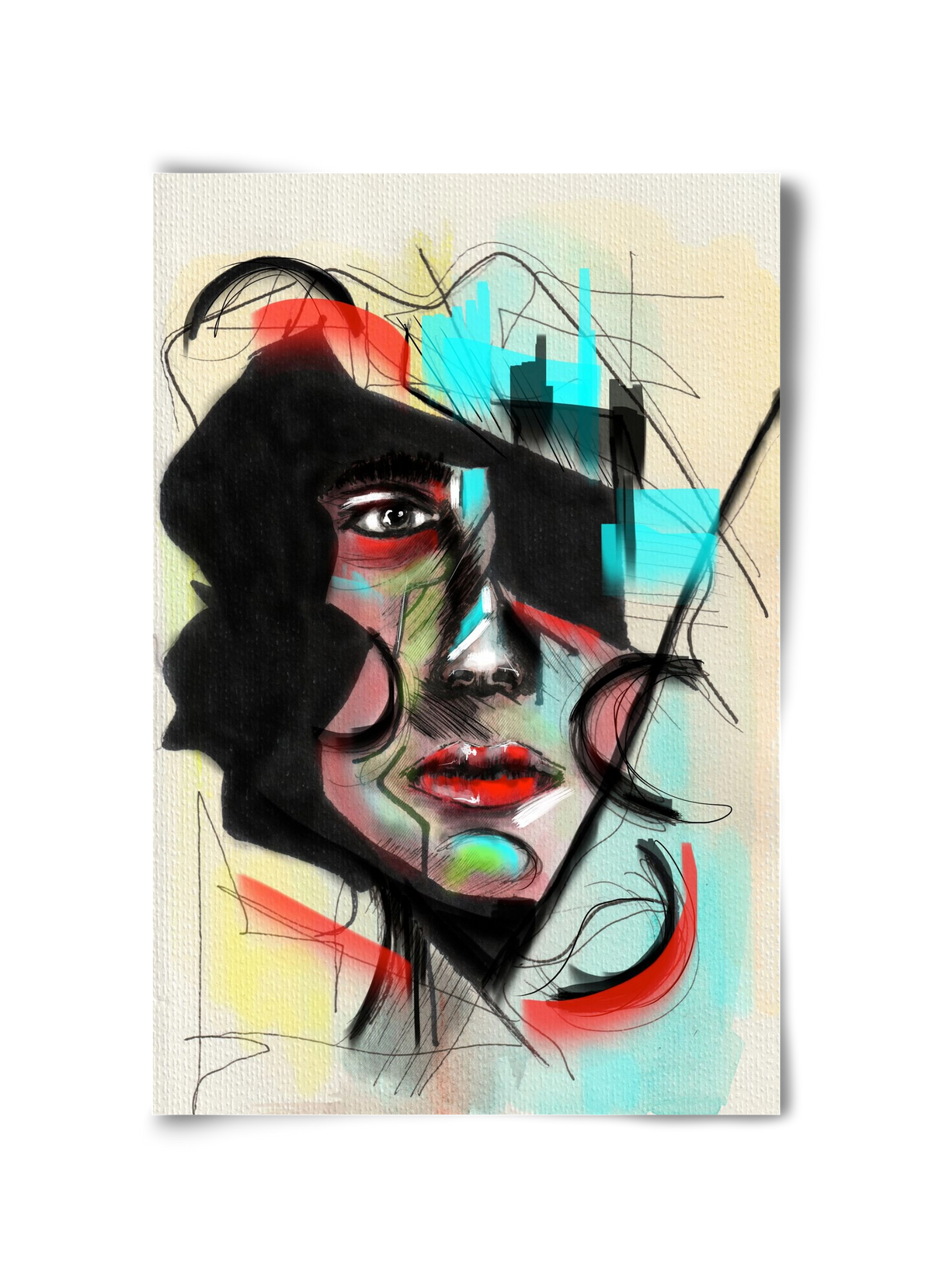 Shattered Silence, 30x45 cm, Keret nélkül