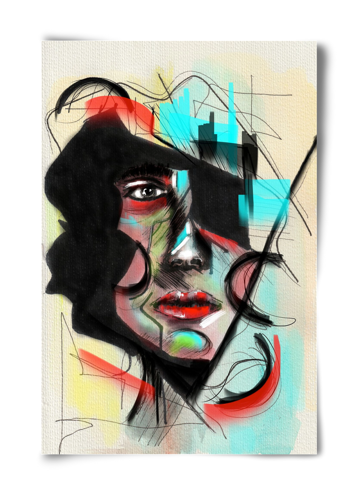 Shattered Silence, 40x60 cm, Keret nélkül