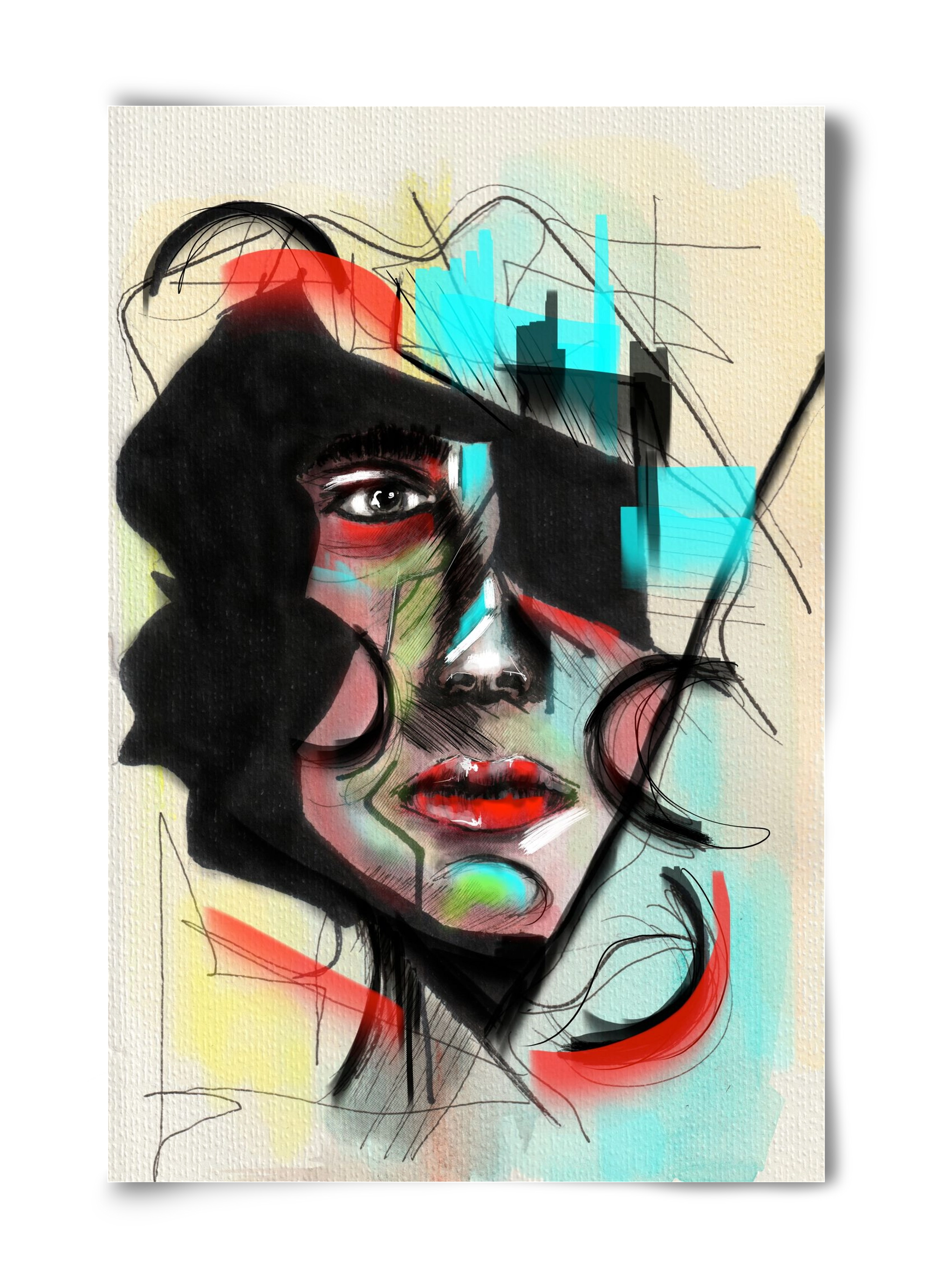 Shattered Silence, 40x60 cm, Keret nélkül