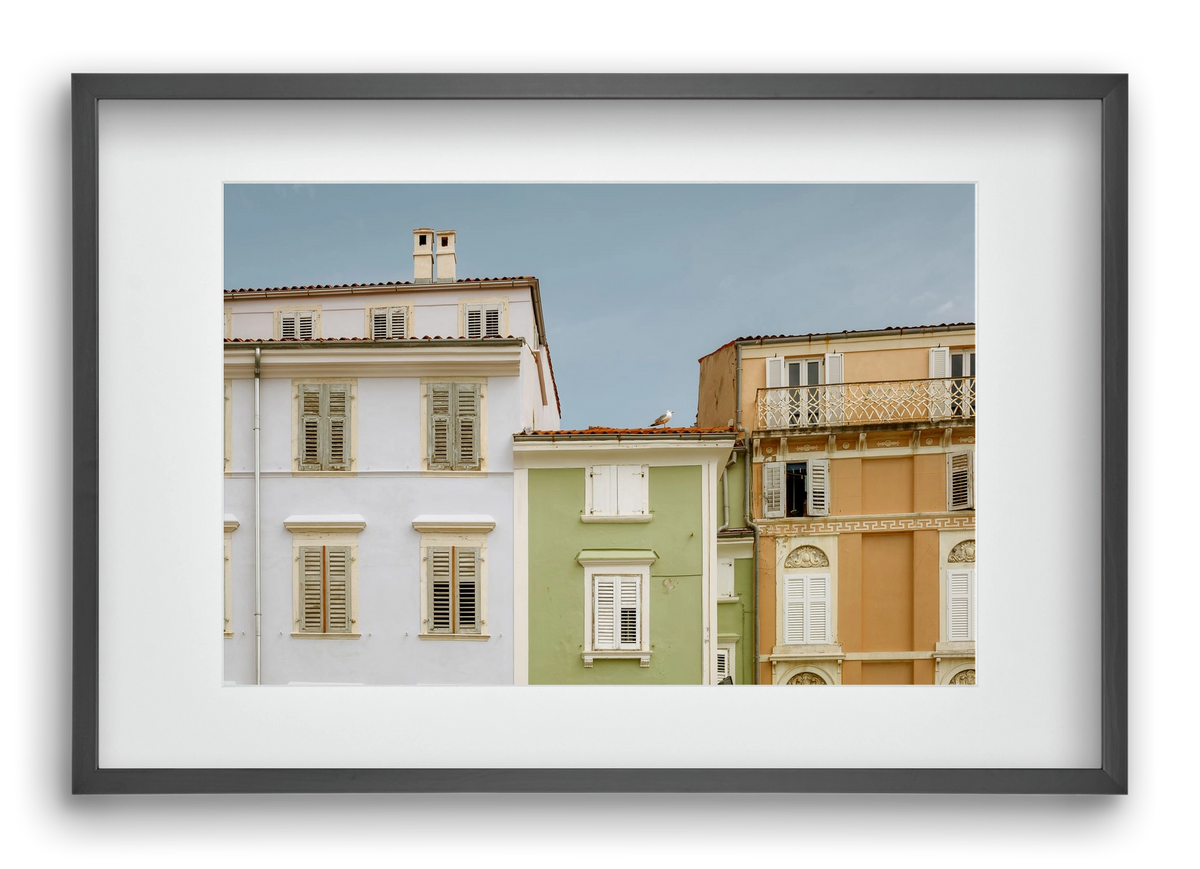 CoastalHomes, 60x40 cm (45x30 cm), Fekete keret, paszpartuval
