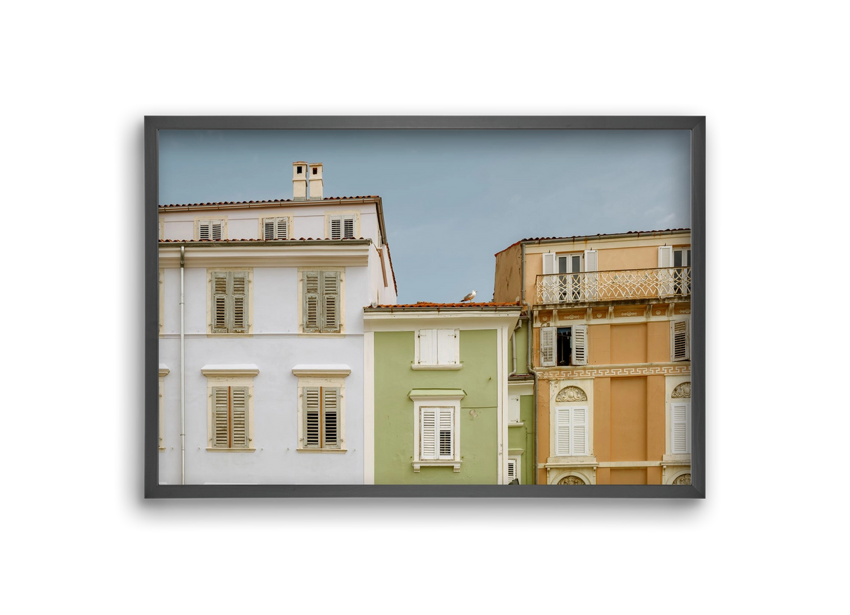 CoastalHomes, 30x20 cm (30x20 cm), Fekete keret