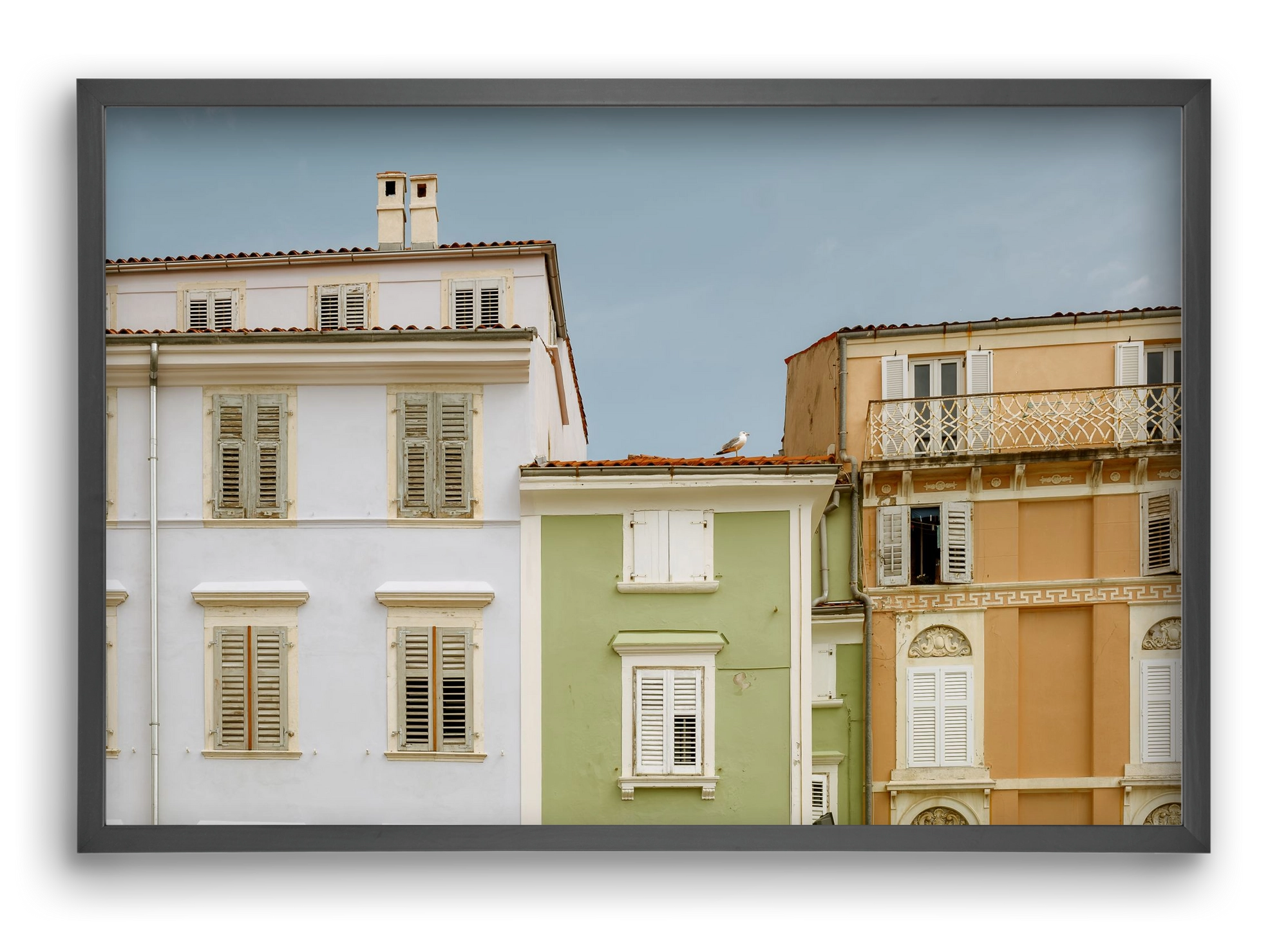 CoastalHomes, 60x40 cm (60x40 cm), Fekete keret