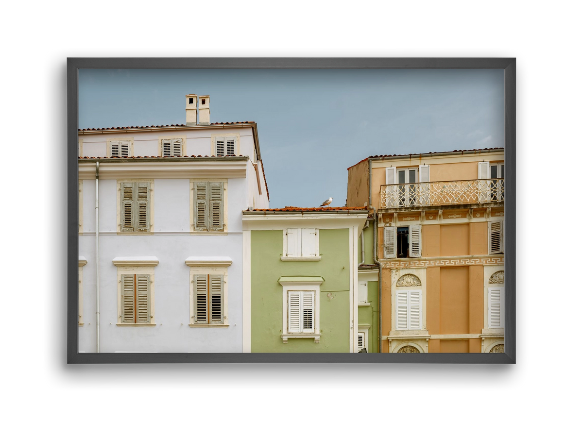 CoastalHomes, 45x30 cm (45x30 cm), Fekete keret
