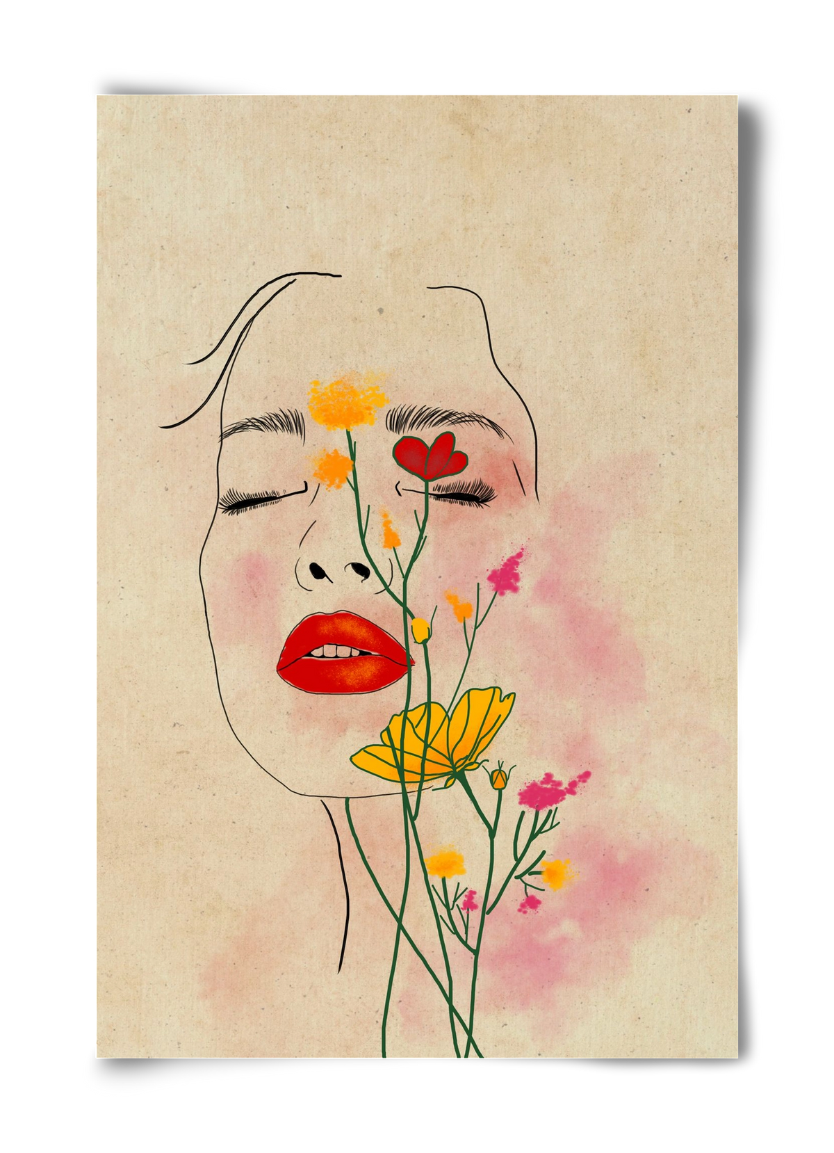 Dream in Bloom, 40x60 cm, Keret nélkül
