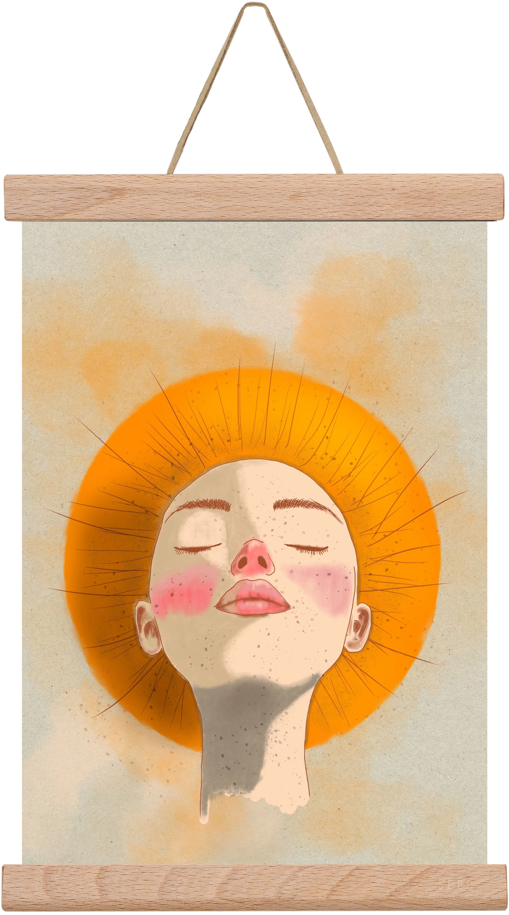 Golden Halo, 20x30 cm (20x30 cm), Tölgy akasztó
