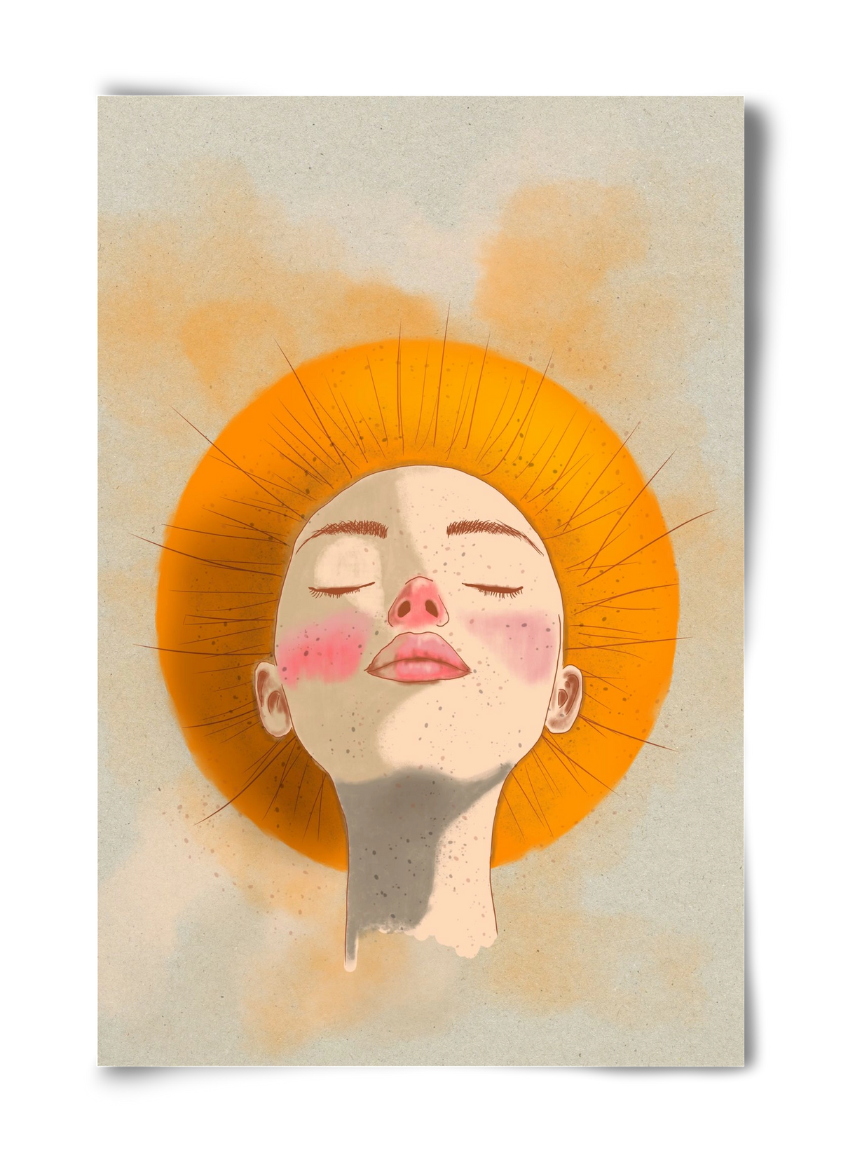Golden Halo, 40x60 cm, Keret nélkül