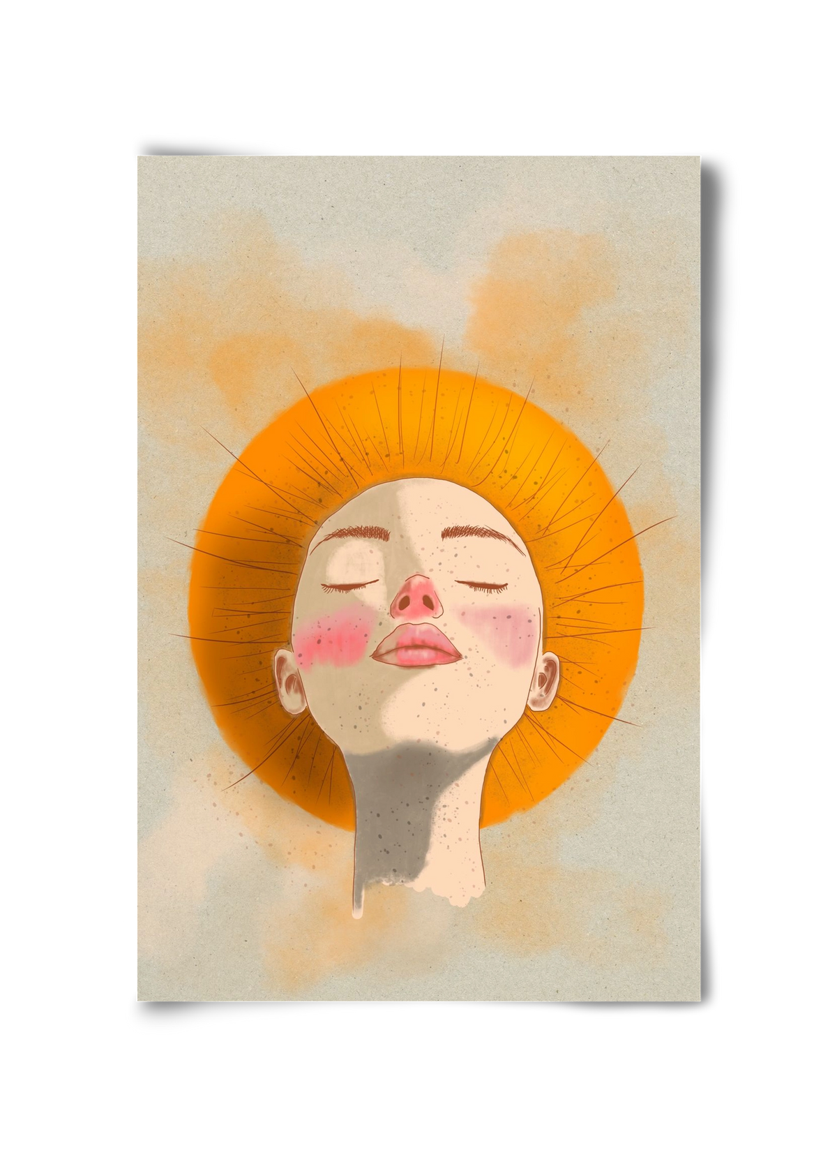 Golden Halo, 30x45 cm, Keret nélkül