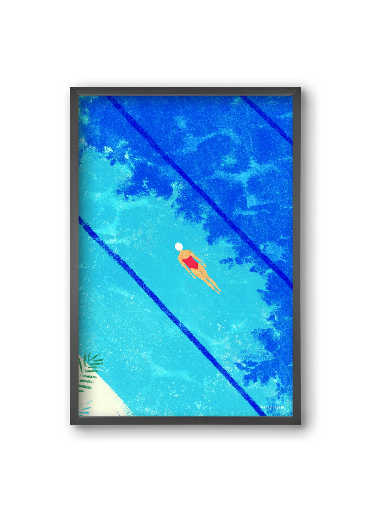 Calm below the surface, 20x30 cm (20x30 cm), Fekete keret