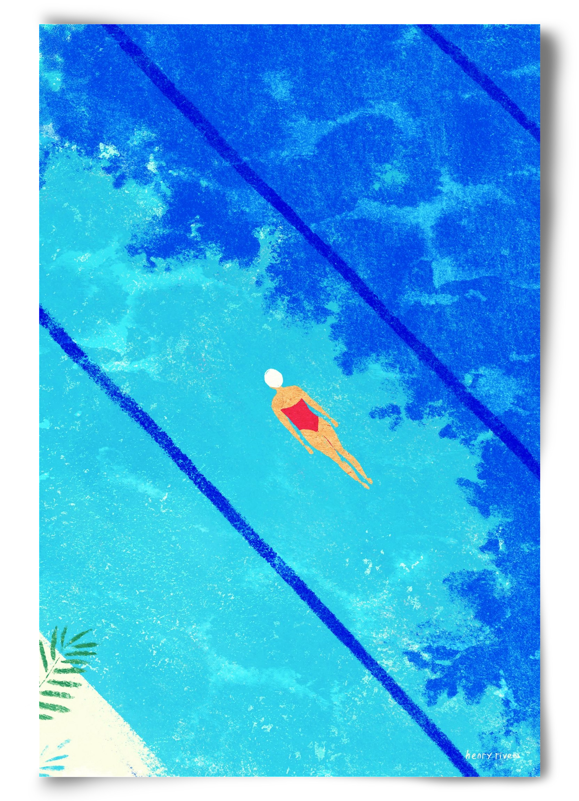 Calm below the surface, 60x90 cm, Keret nélkül