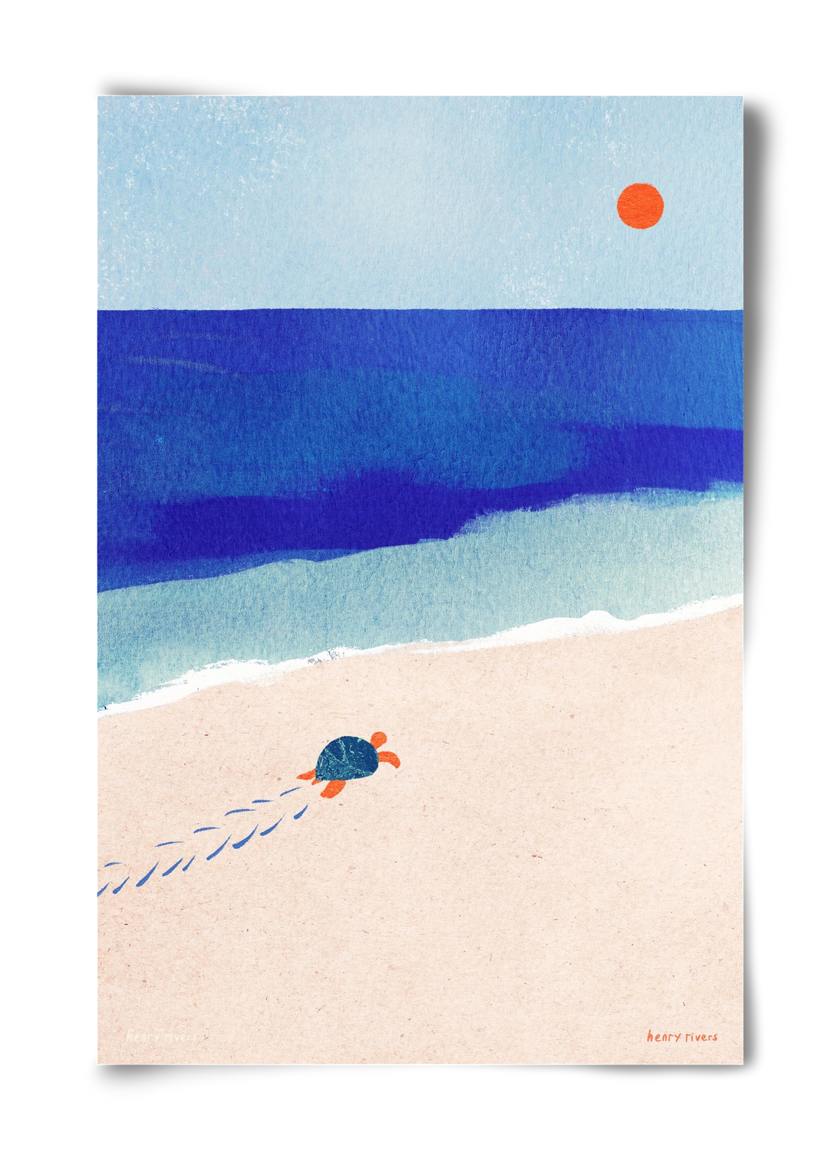 Following the sun, 40x60 cm, Keret nélkül