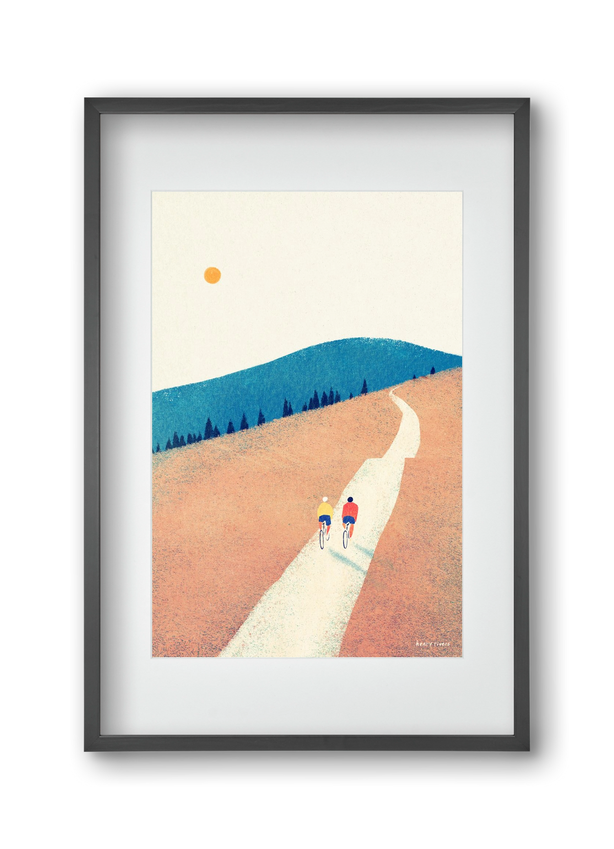 Heatwave cycle, 30x45 cm (20x30 cm), Fekete keret, paszpartuval