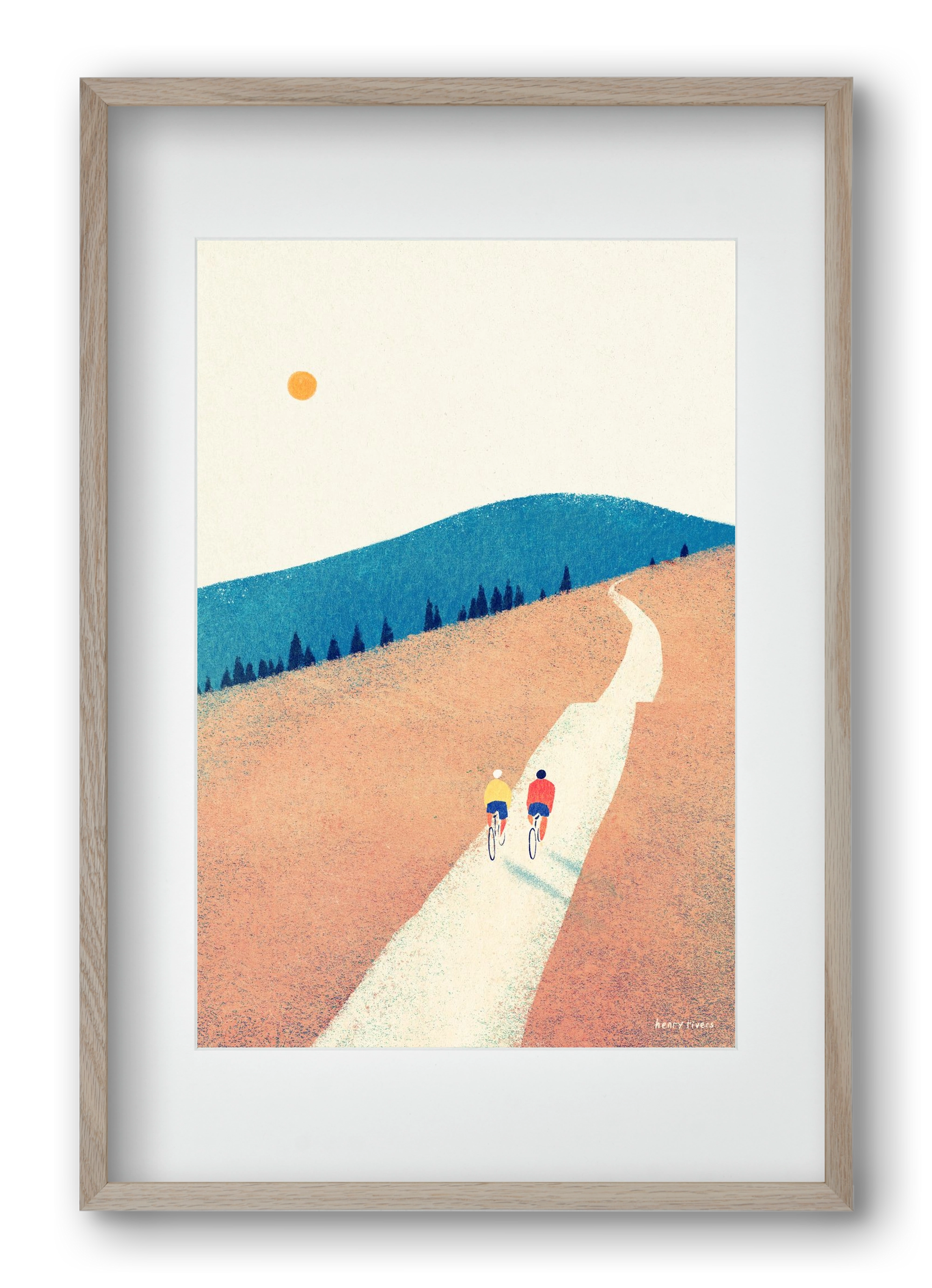 Heatwave cycle, 40x60 cm (30x45 cm), Tölgy keret, paszpartuval
