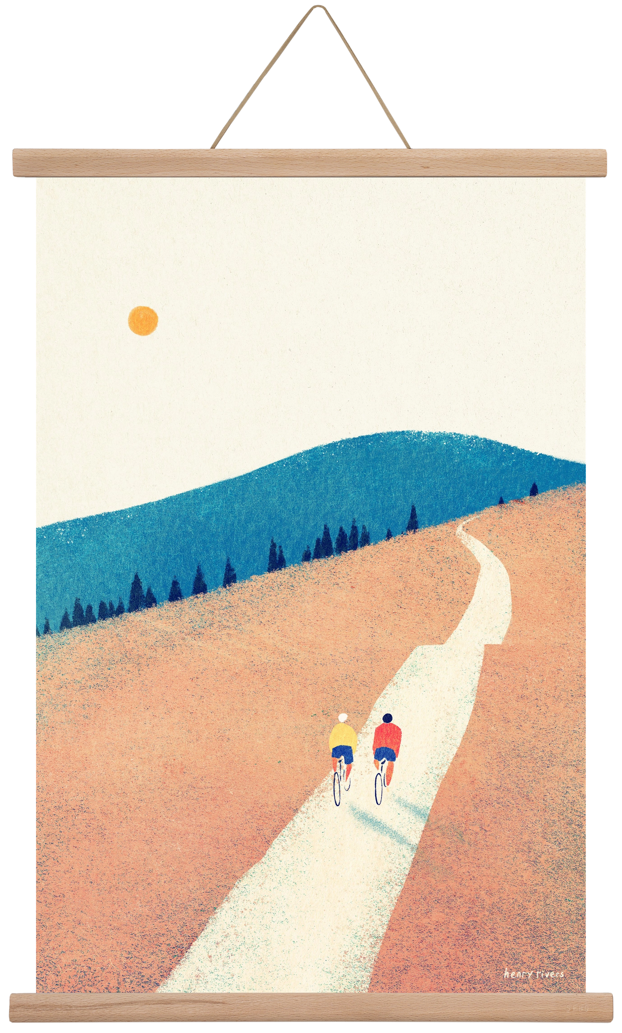 Heatwave cycle, 40x60 cm (40x60 cm), Tölgy akasztó