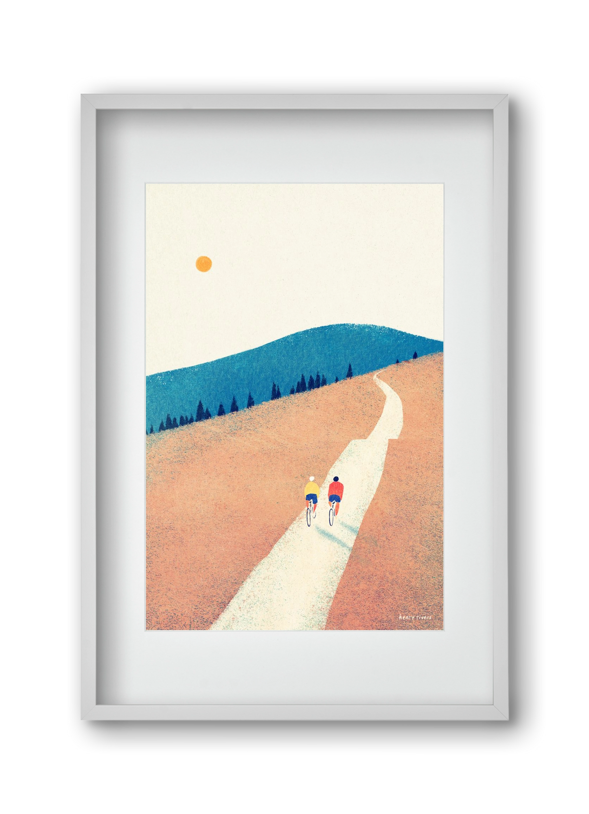 Heatwave cycle, 30x45 cm (20x30 cm), Fehér keret, paszpartuval