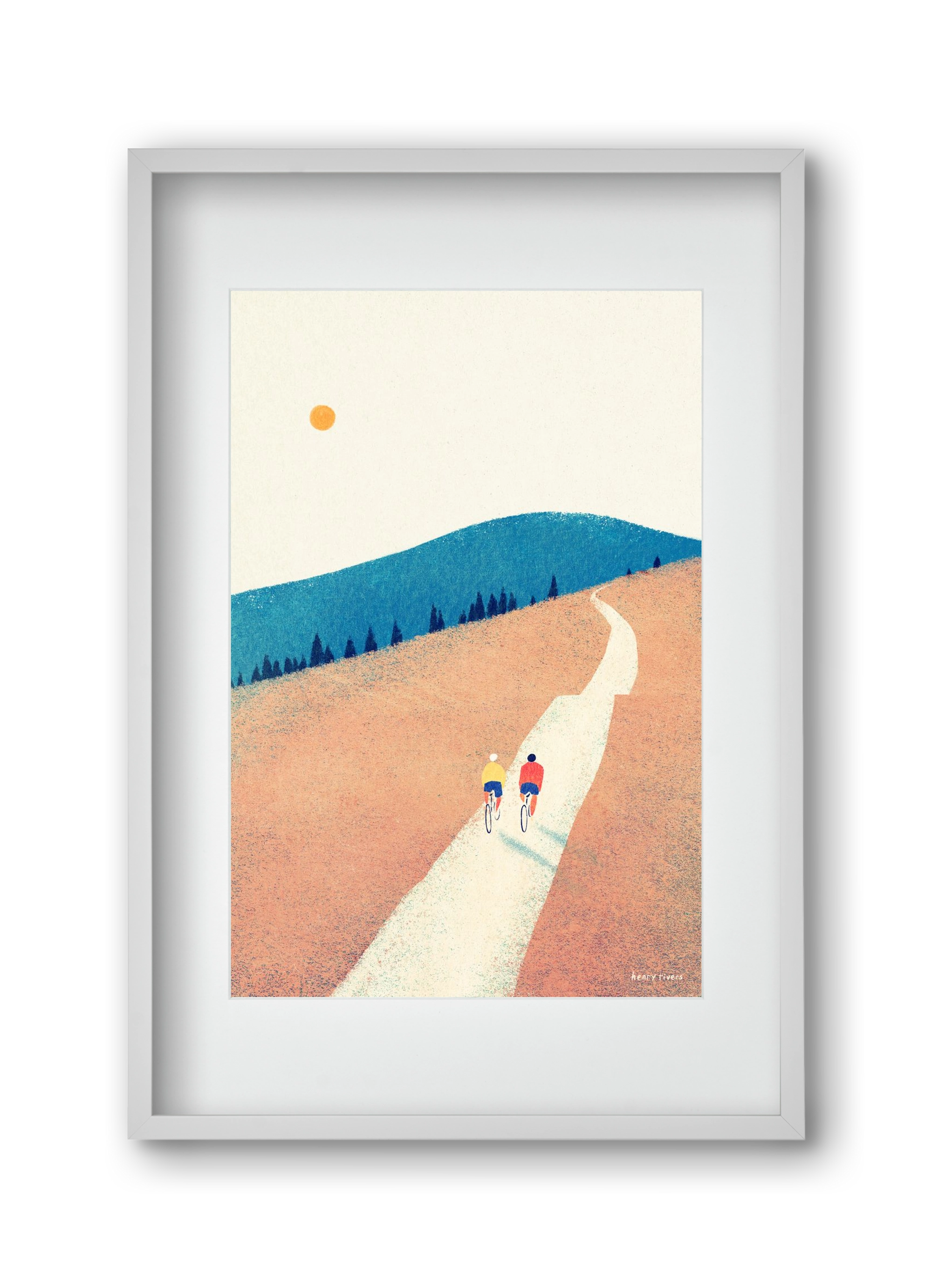 Heatwave cycle, 30x45 cm (20x30 cm), Fehér keret, paszpartuval