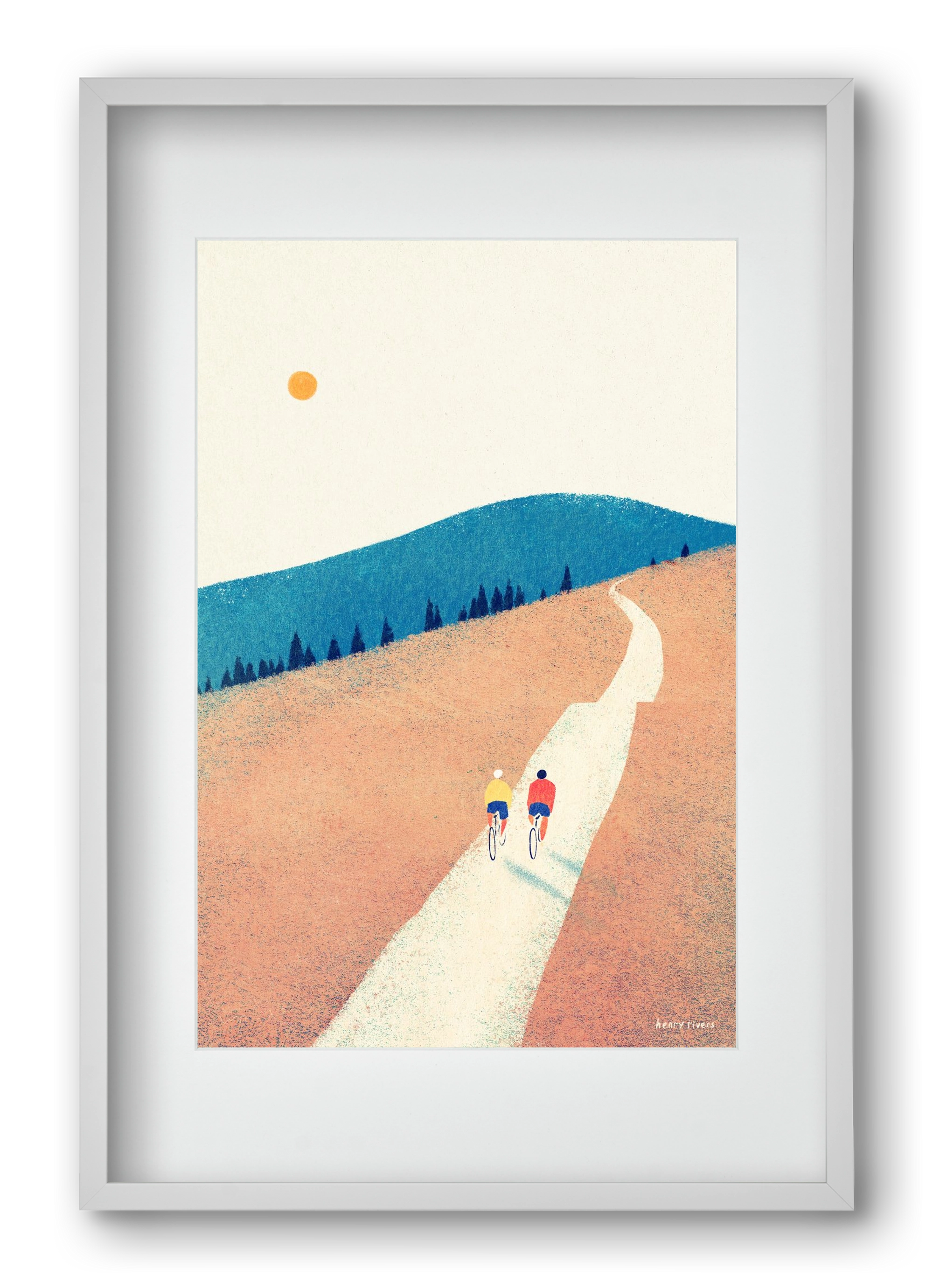 Heatwave cycle, 40x60 cm (30x45 cm), Fehér keret, paszpartuval