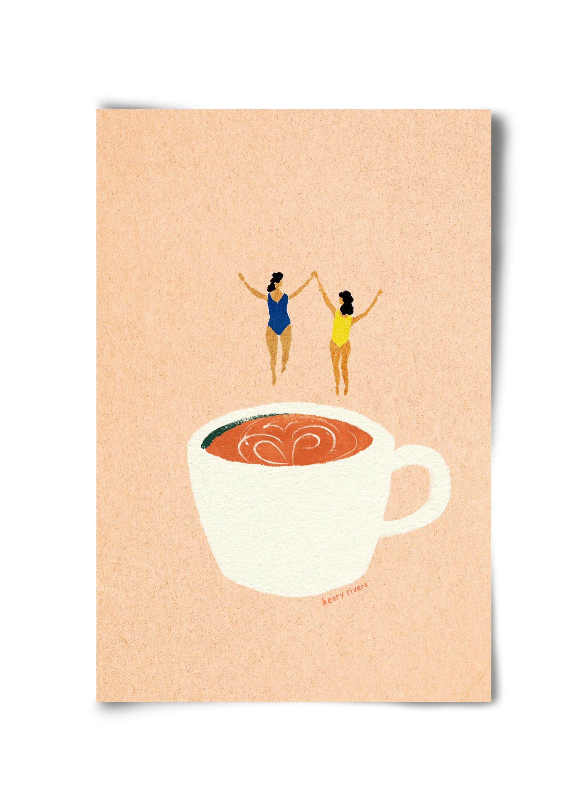 Coffee party, 30x45 cm, Keret nélkül