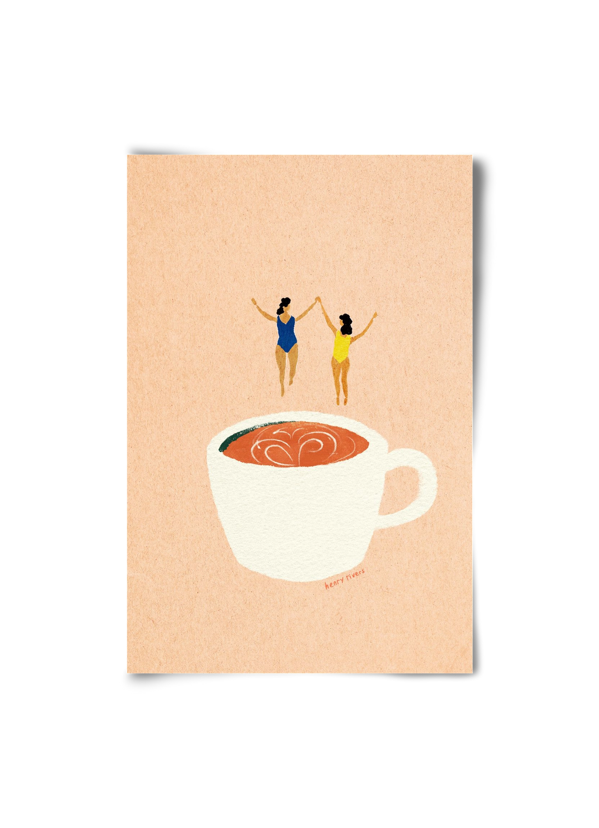 Coffee party, 20x30 cm, Keret nélkül