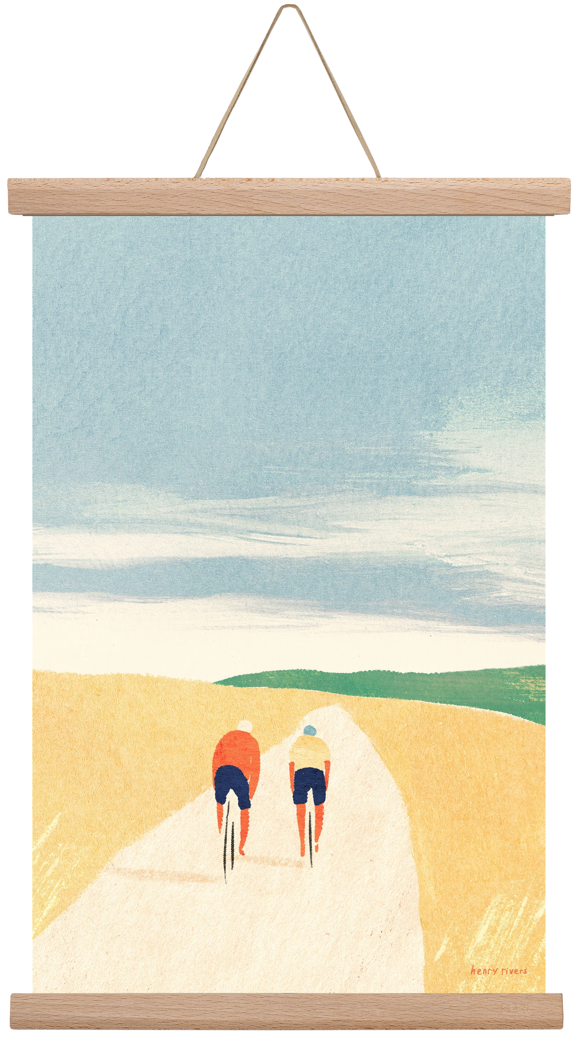 Cycle Buddies, 30x45 cm (30x45 cm), Tölgy akasztó