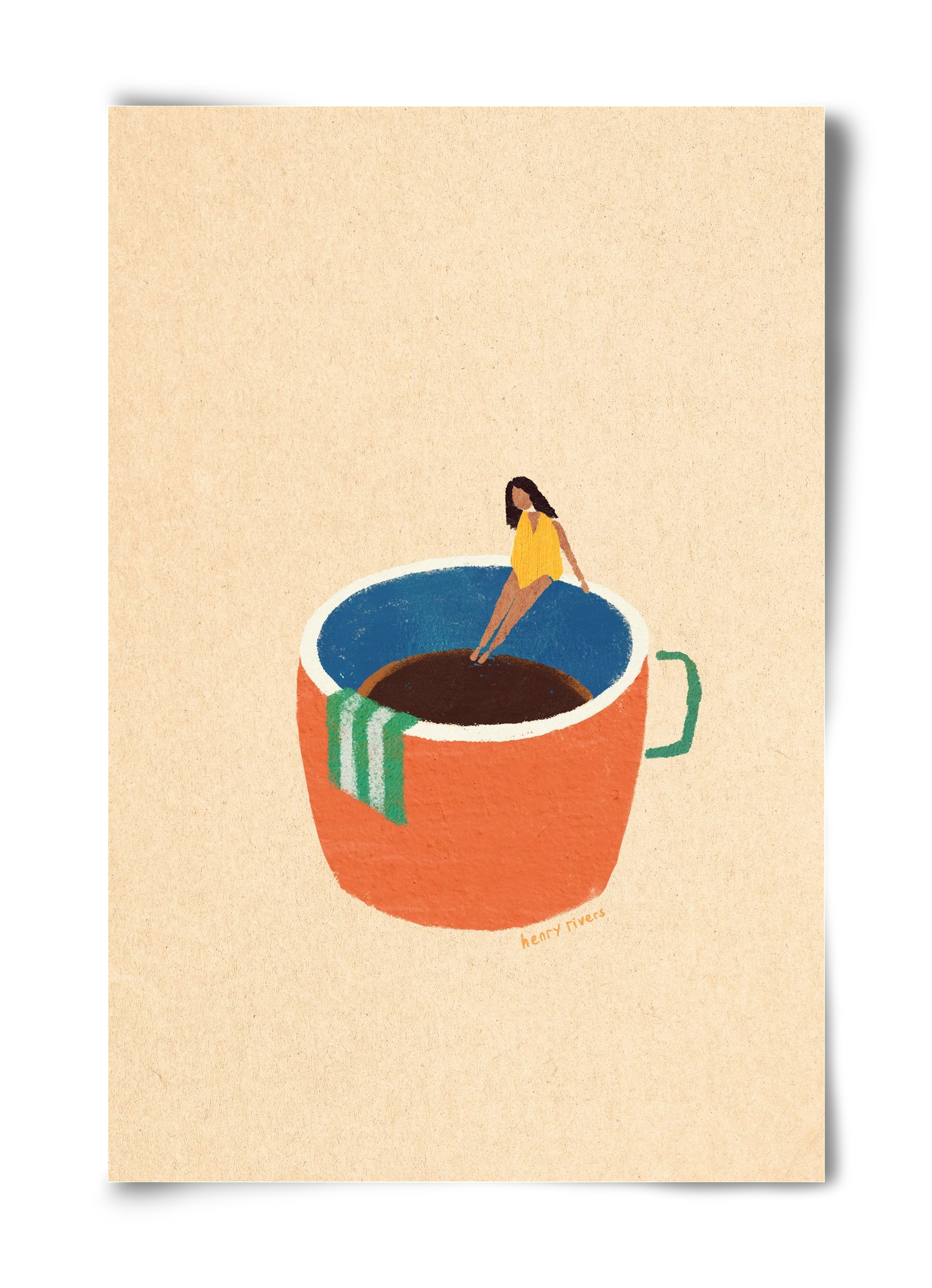 Espresso Dip, 40x60 cm, Keret nélkül