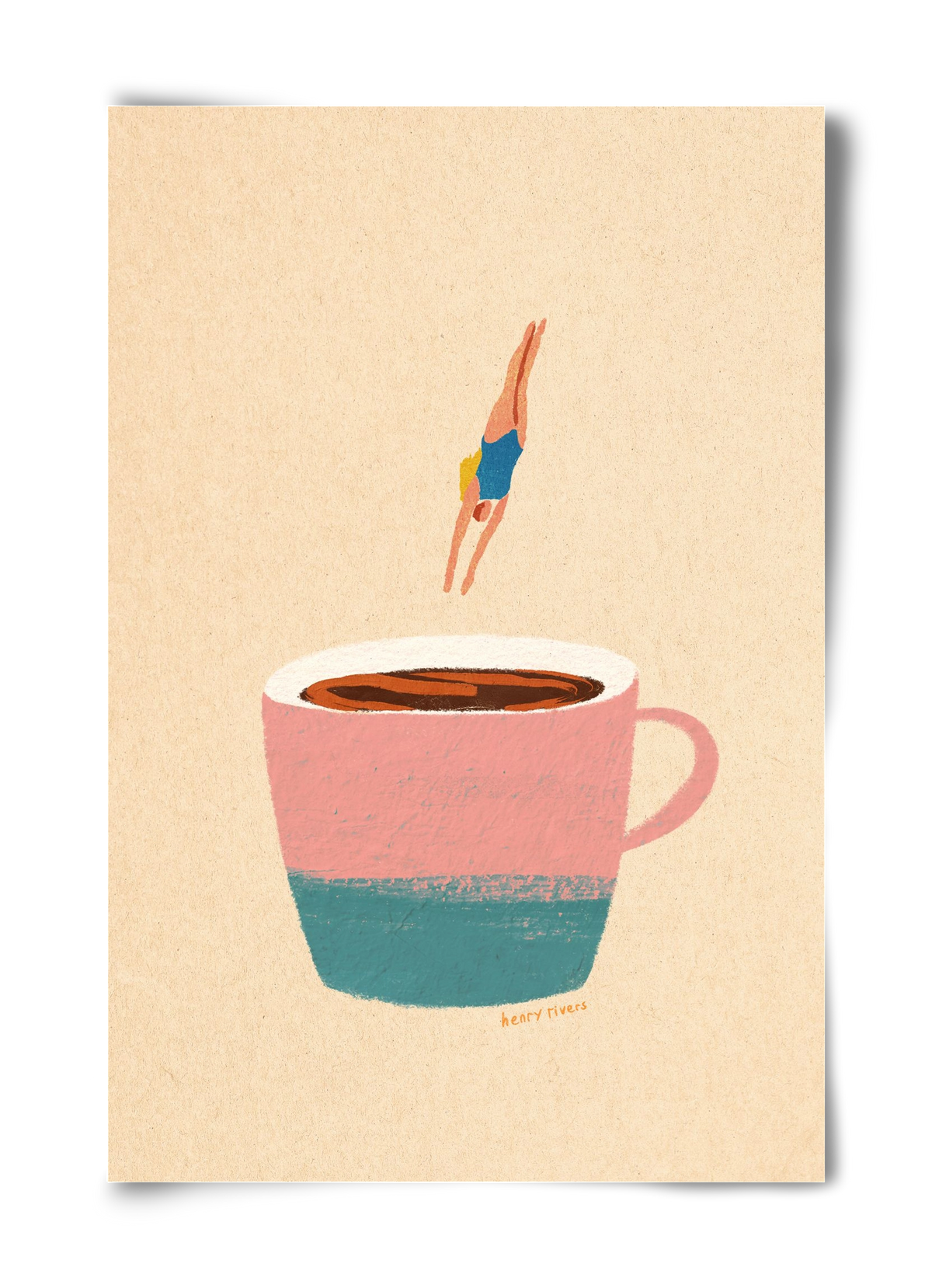 Hello Coffee, 40x60 cm, Keret nélkül