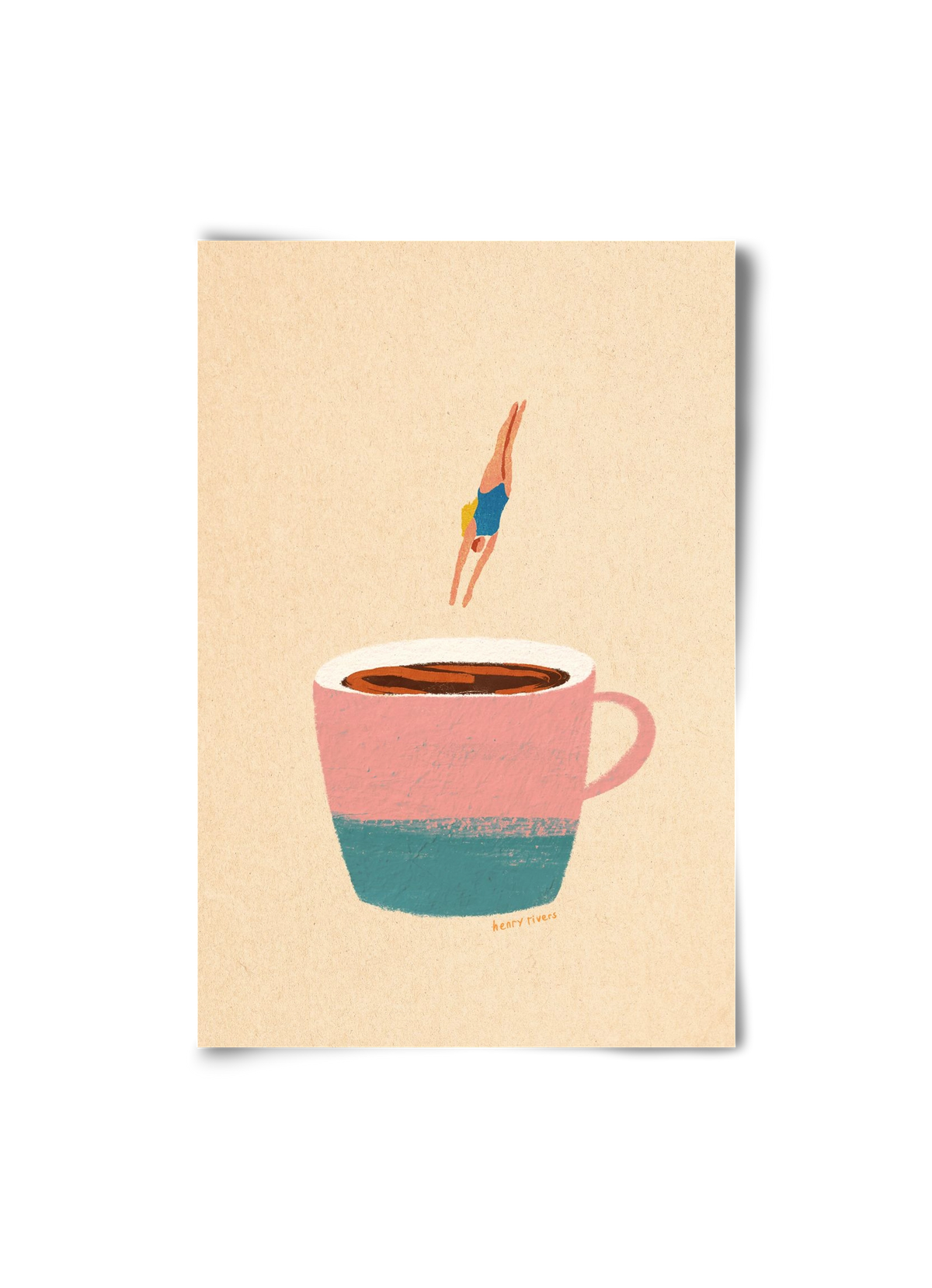 Hello Coffee, 20x30 cm, Keret nélkül