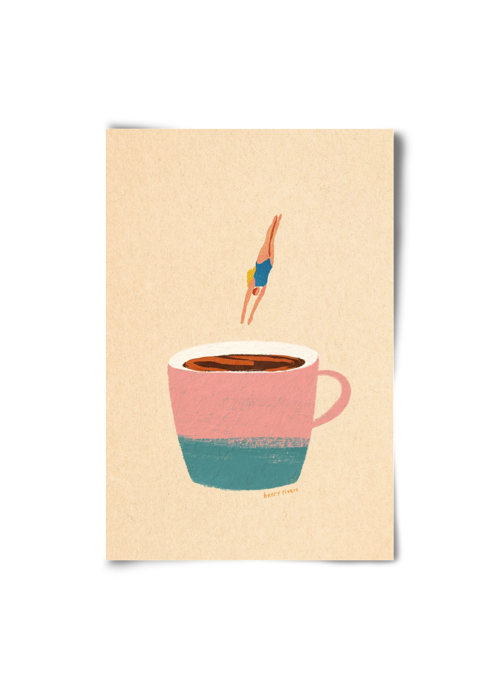 Hello Coffee, 20x30 cm, Keret nélkül