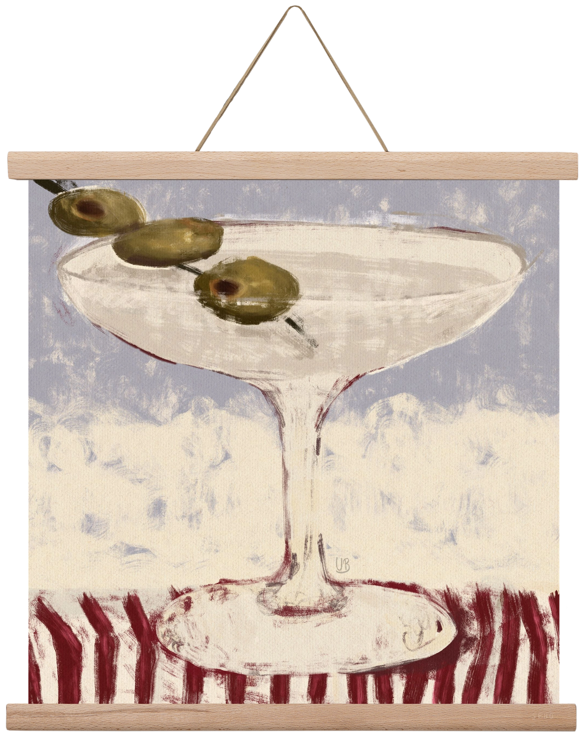 Martinied, 40x40 cm (40x40 cm), Tölgy akasztó