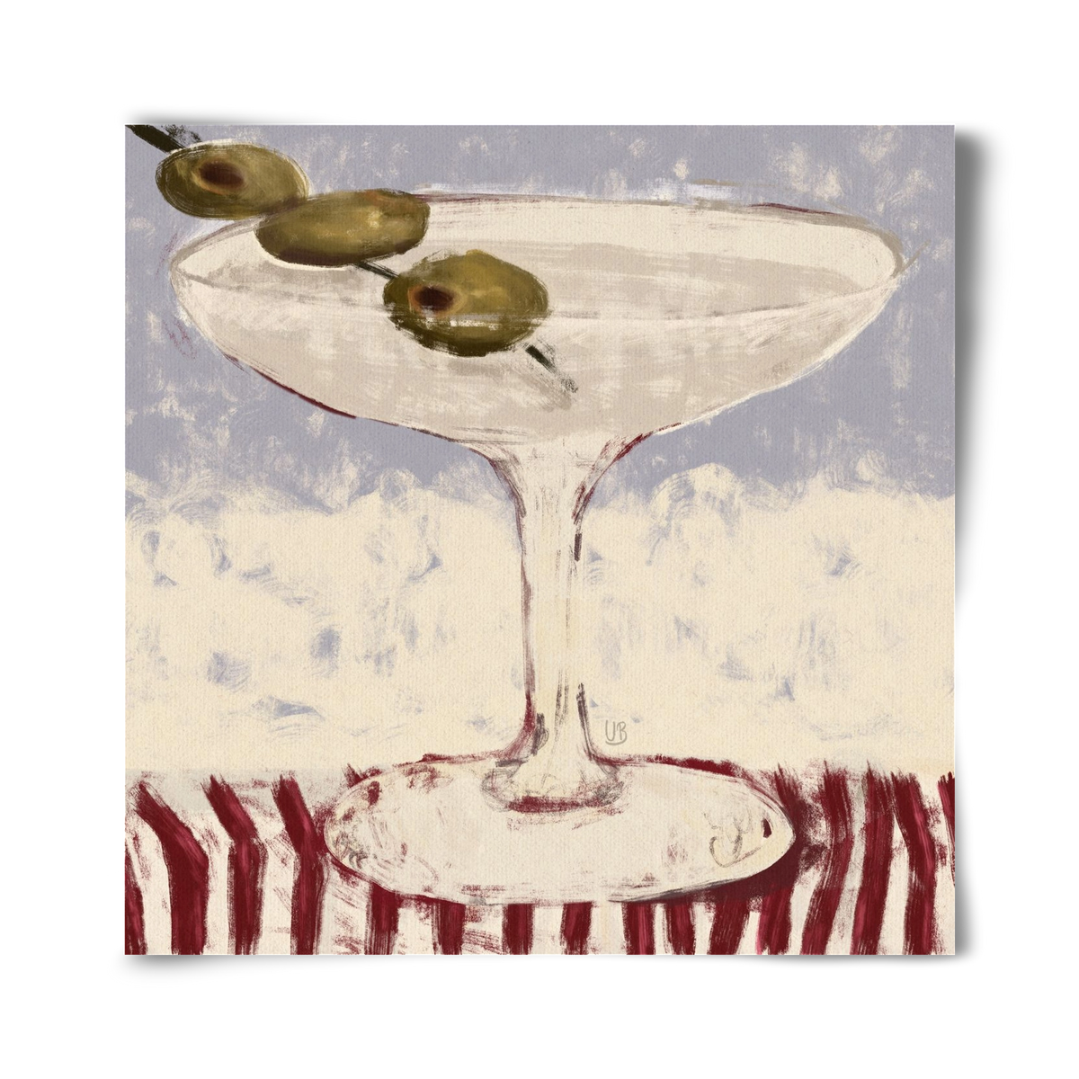 Martinied, 40x40 cm, Keret nélkül