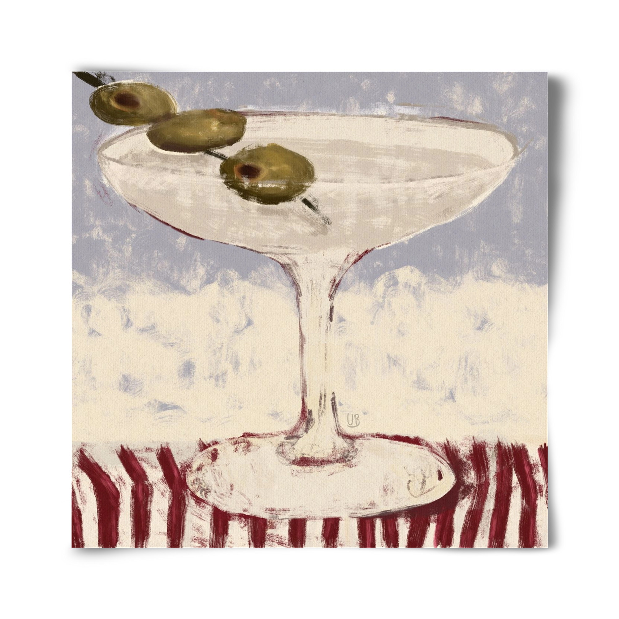 Martinied, 40x40 cm, Keret nélkül