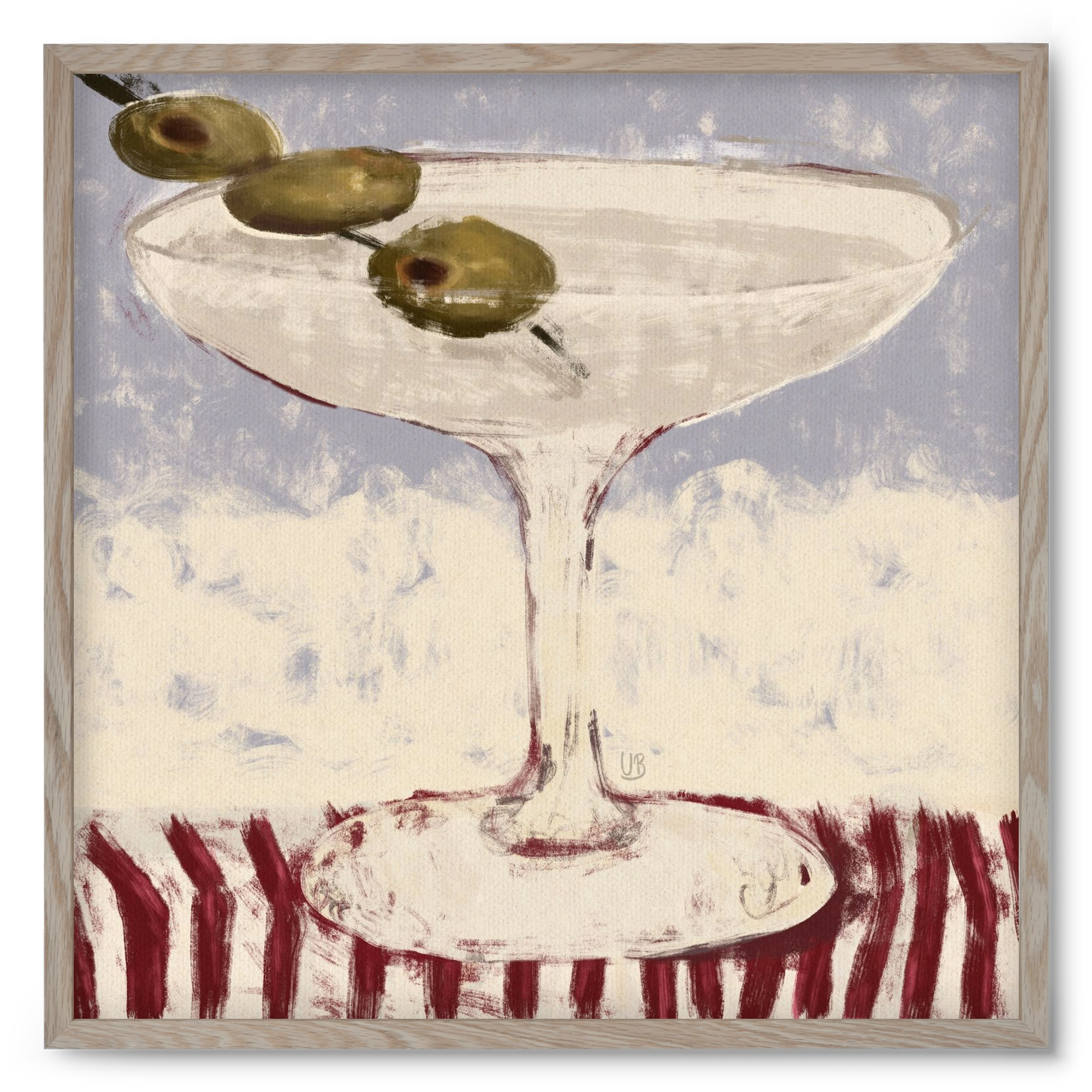 Martinied, 50x50 cm (50x50 cm), Tölgy keret