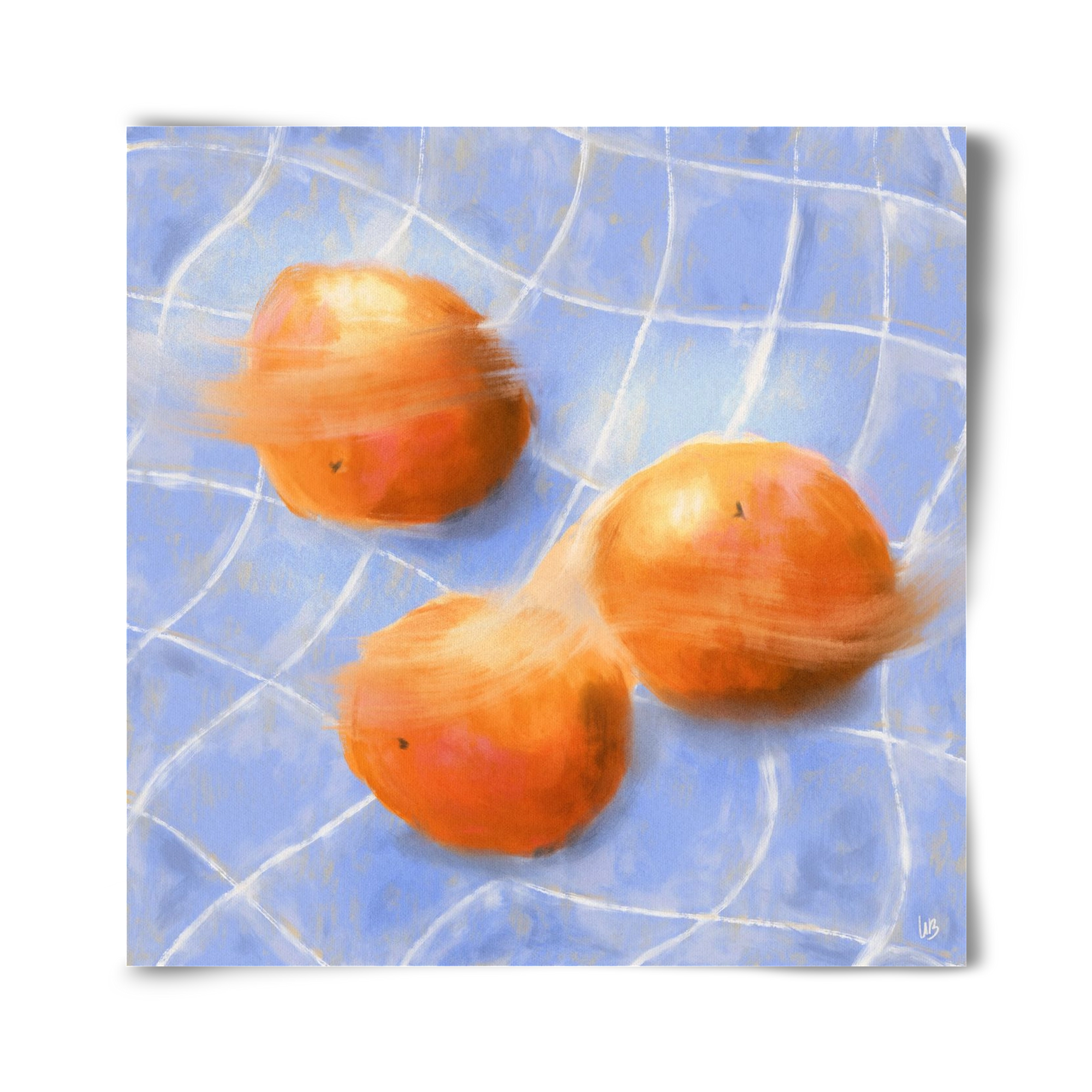 Orange Trio, 40x40 cm, Keret nélkül