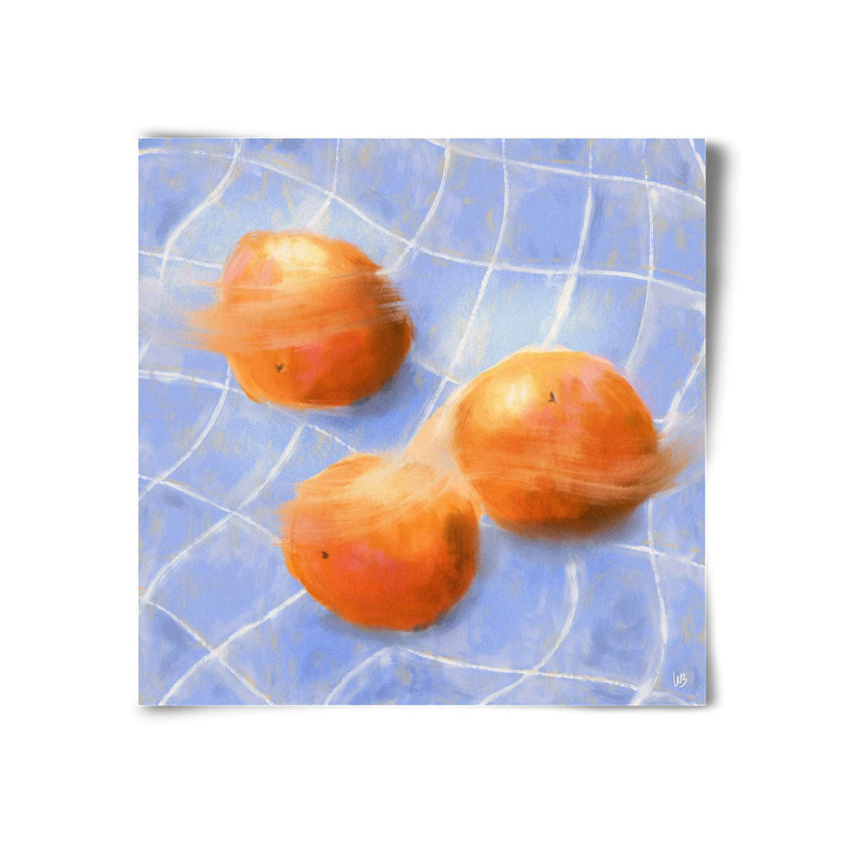 Orange Trio, 30x30 cm, Keret nélkül