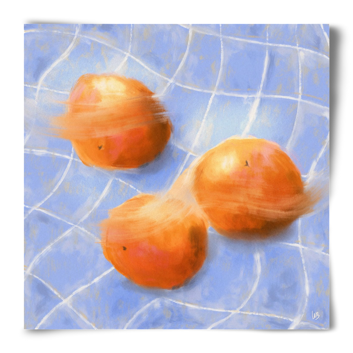 Orange Trio, 50x50 cm, Keret nélkül