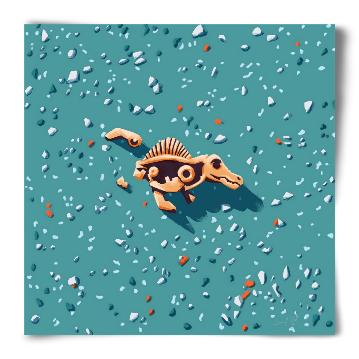 Lelet, 50x50 cm, Keret nélkül