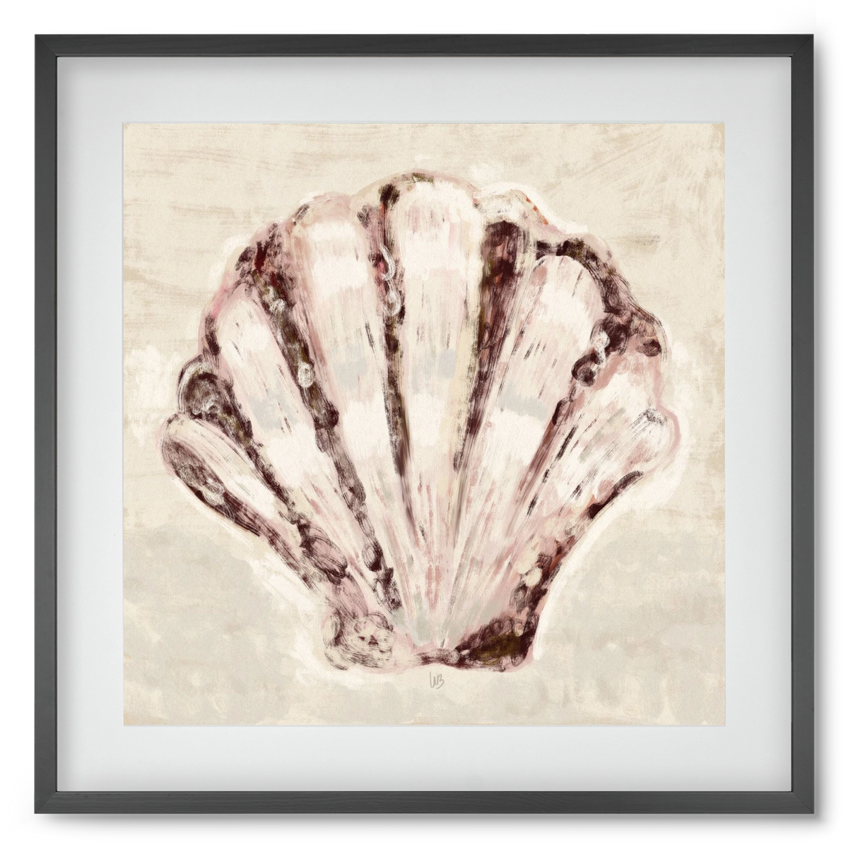 Jewel of the ocean, 50x50 cm (40x40 cm), Fekete keret, paszpartuval