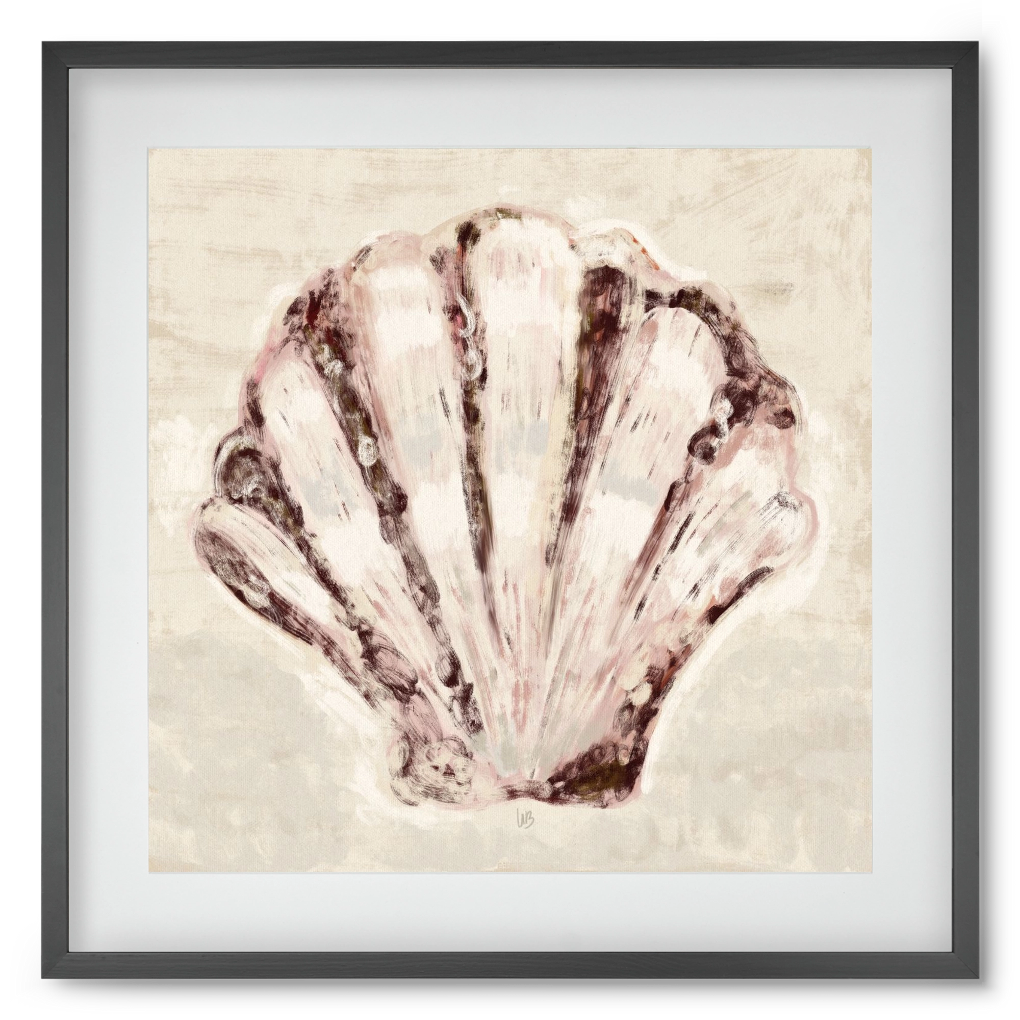Jewel of the ocean, 50x50 cm (40x40 cm), Fekete keret, paszpartuval