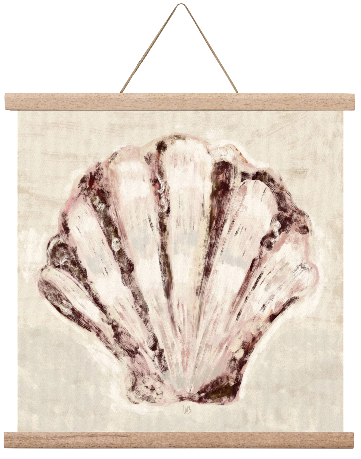 Jewel of the ocean, 40x40 cm (40x40 cm), Tölgy akasztó