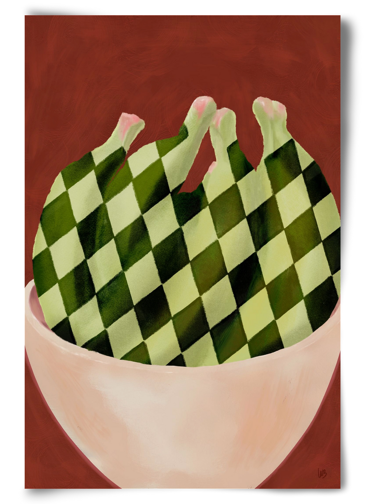 Harlequin Bananas, 60x90 cm, Keret nélkül