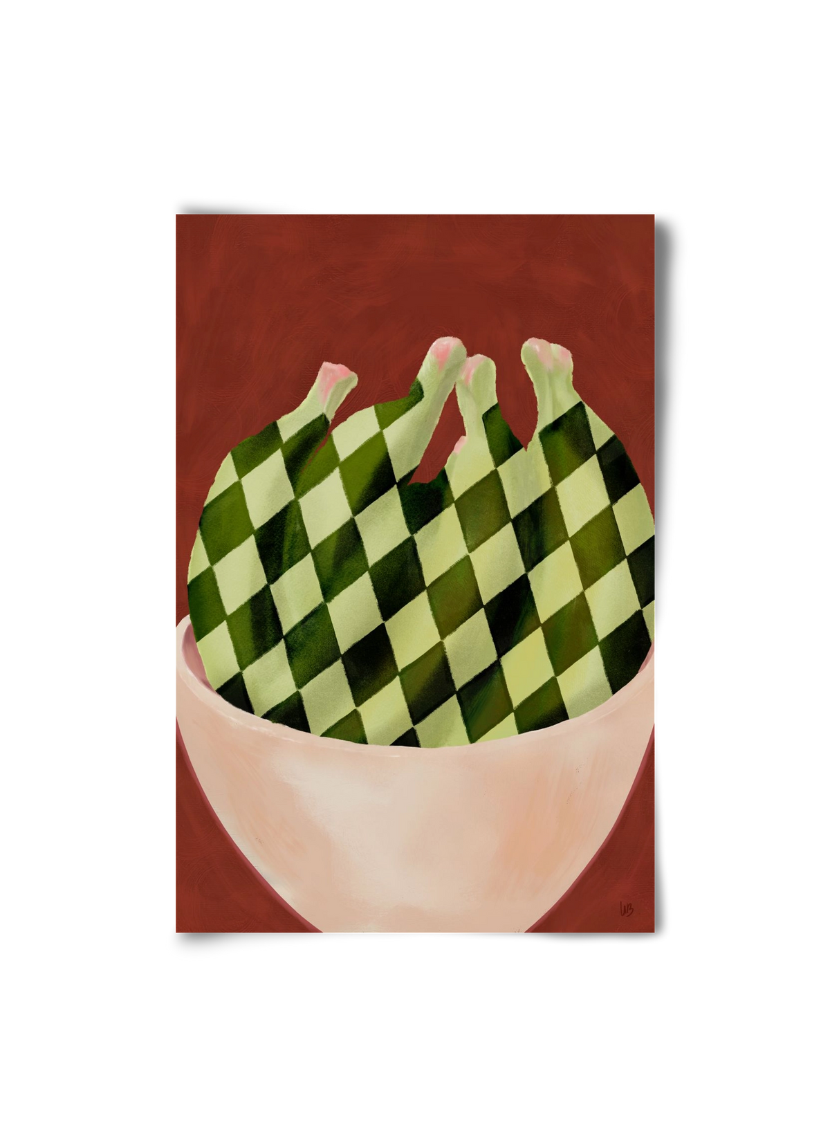 Harlequin Bananas, 20x30 cm, Keret nélkül