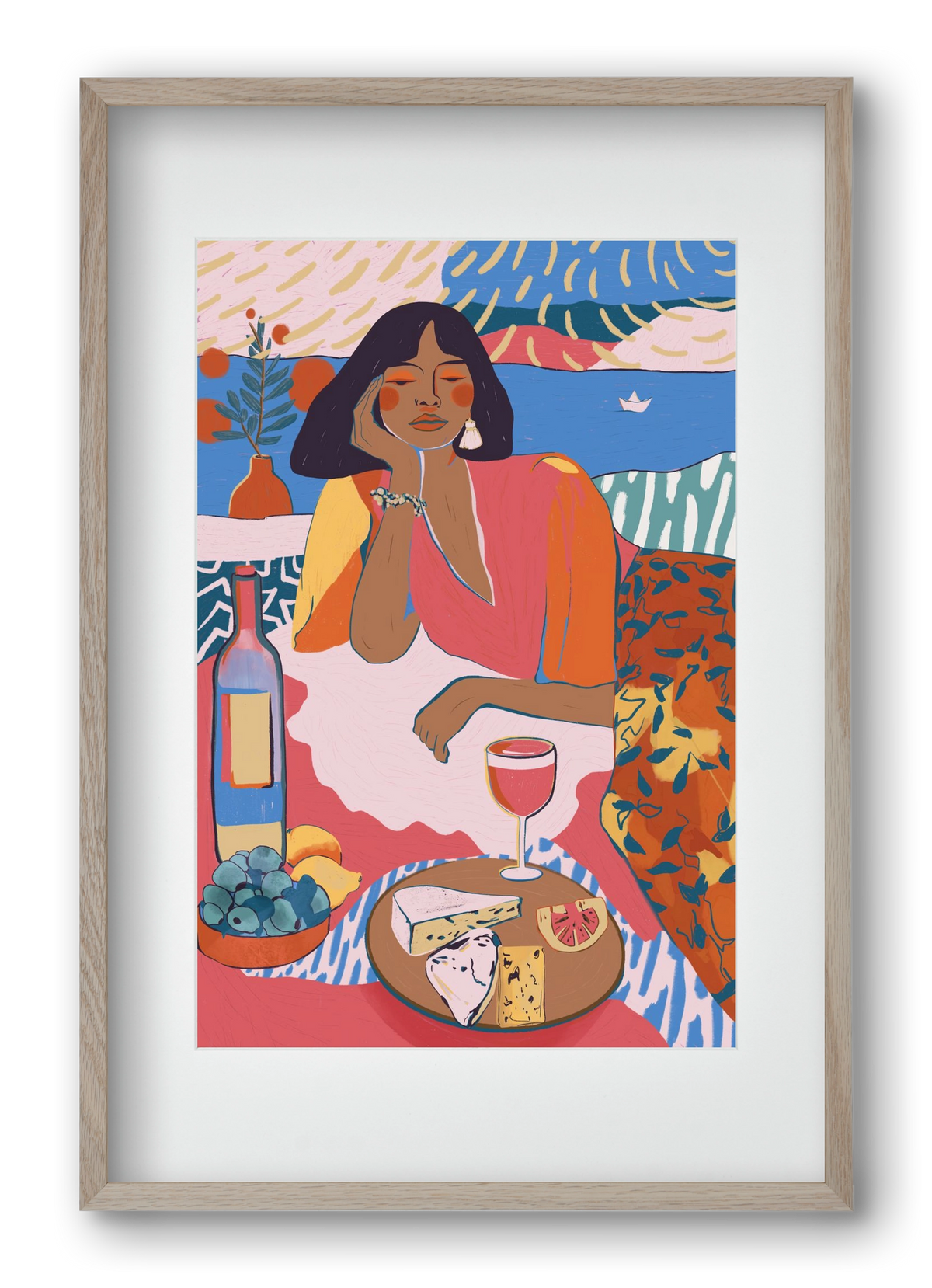 Daydreaming - Portugal I, 40x60 cm (30x45 cm), Tölgy keret, paszpartuval
