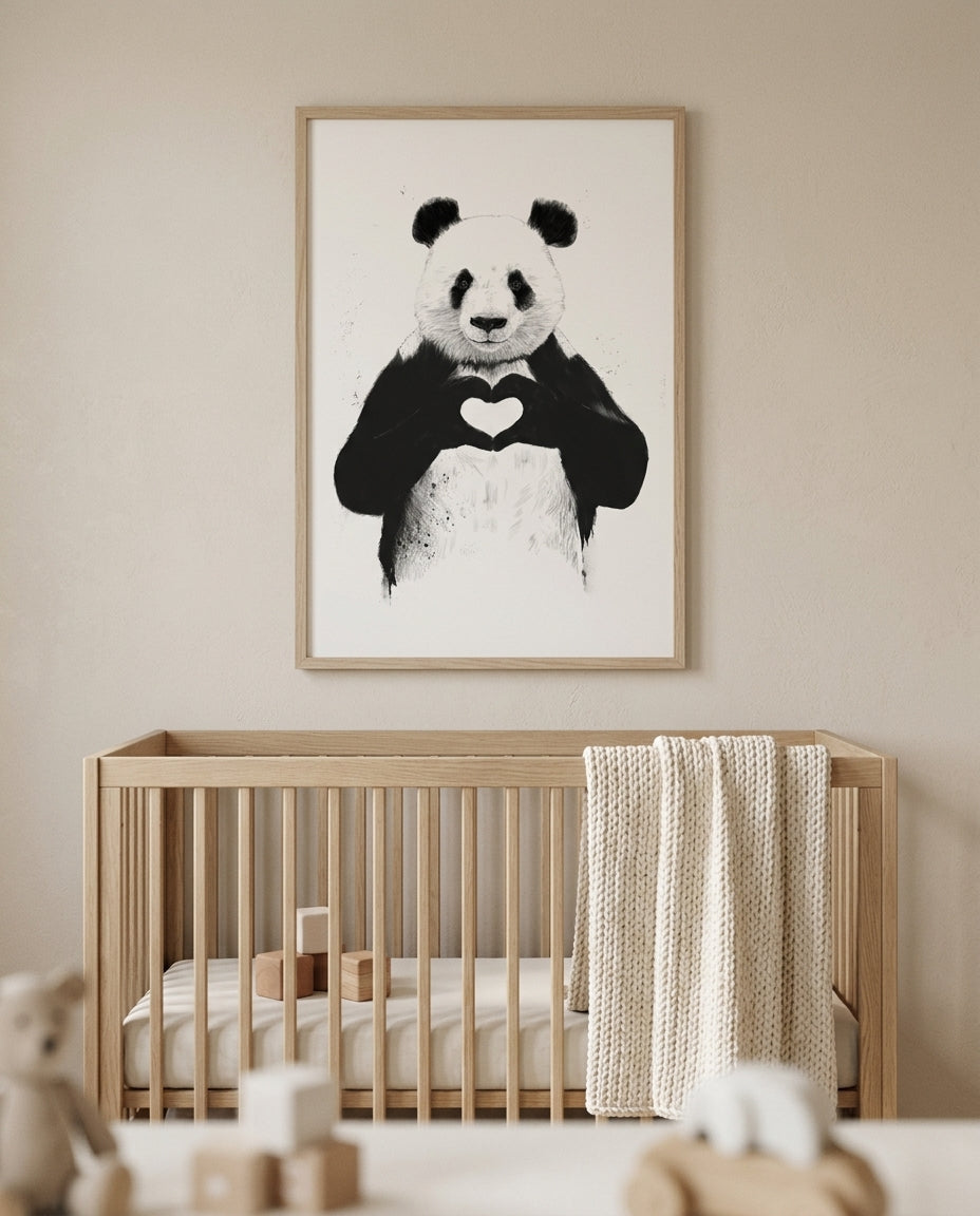 Framed Art Print — Kids Nursery Lifestyle | Generated by Modelize